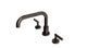 Contour Two Handle Deck Mount Squaretop Bath Trim with Soft Lever Handles in Antique Bronze