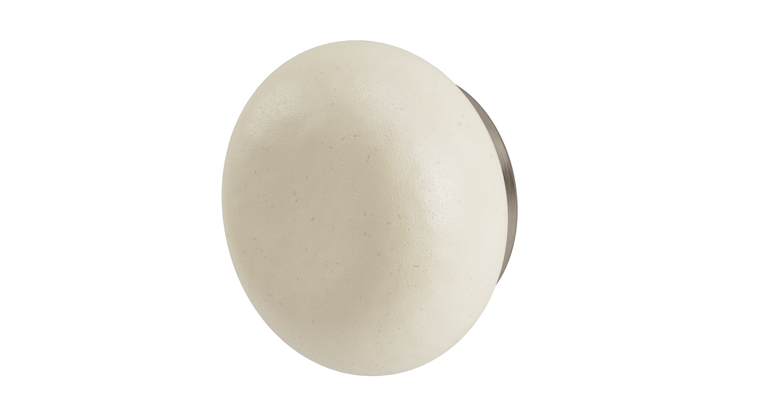 Foundry One Handle Wall Mount Diverter/Volume Control Shower Trim with Pebble Ceramic Knob Handle in Antique Nickel