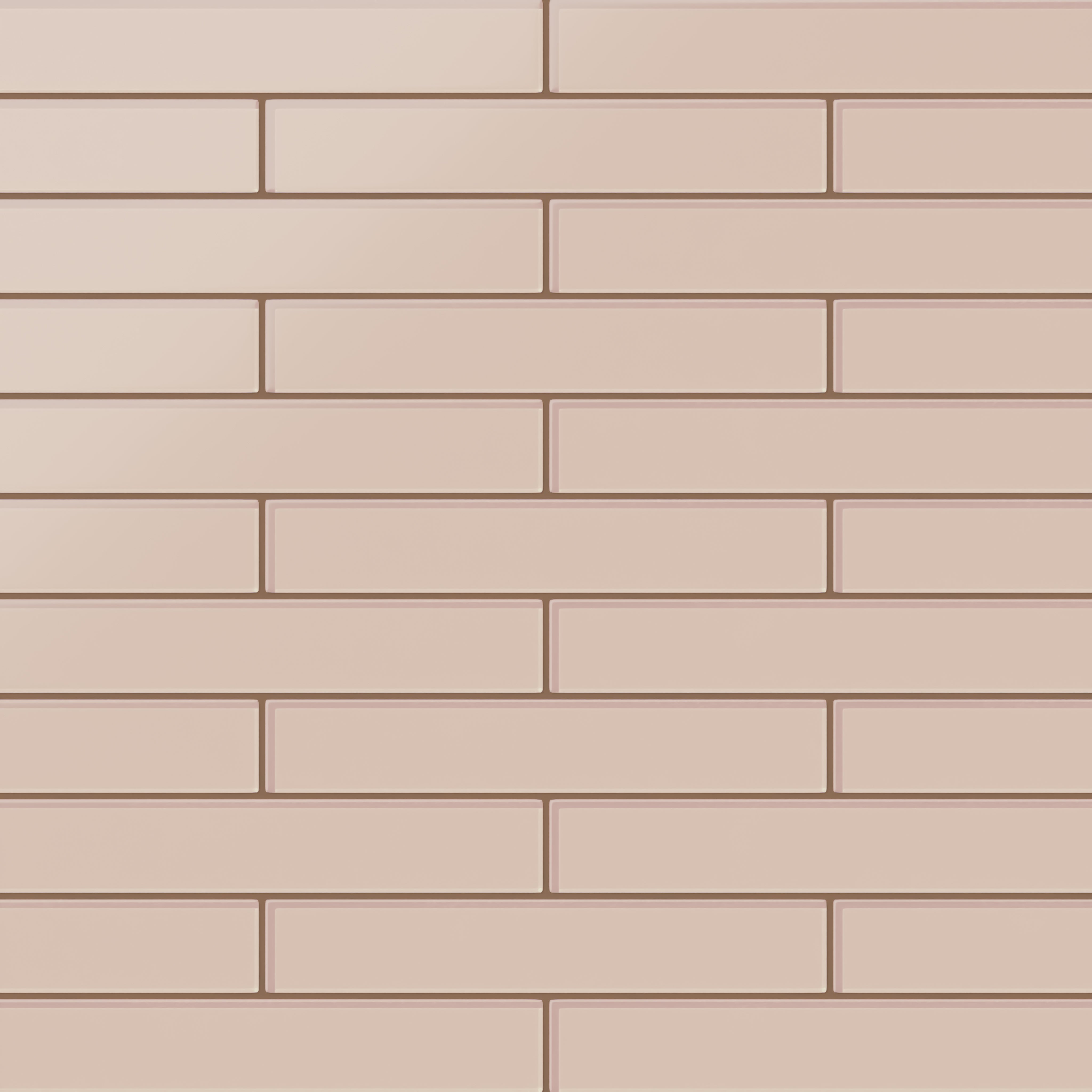 2x12 Glass Tile in Rosy Finch Matte