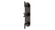 Contour Three Handle Wall Mount Shower Trim with Soft Cross/Soft Lever Handles in Antique Bronze