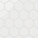 6" Hexagon Original Ceramic Tile in Calcite Gloss