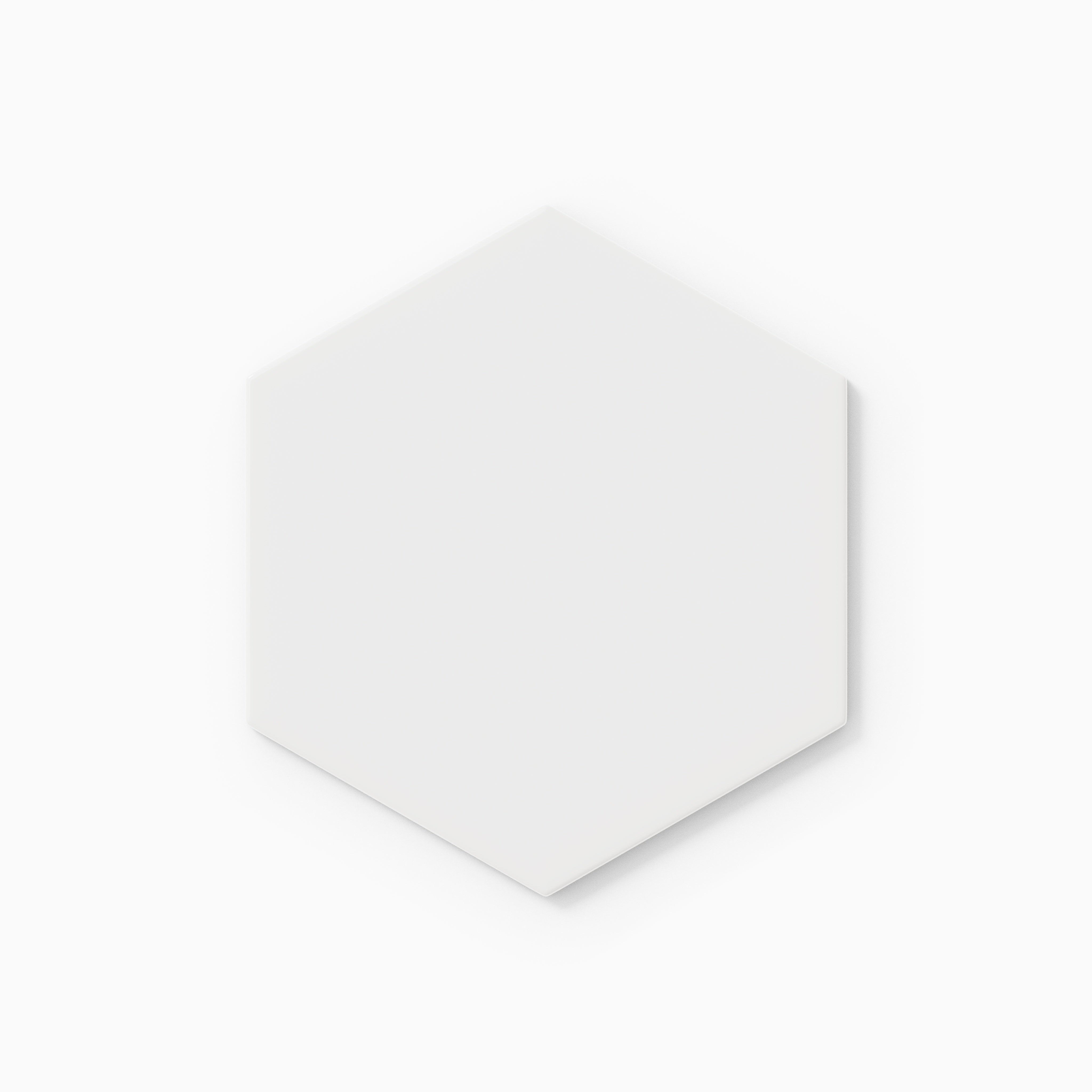 6" Hexagon Original Ceramic Tile in Calcite Gloss