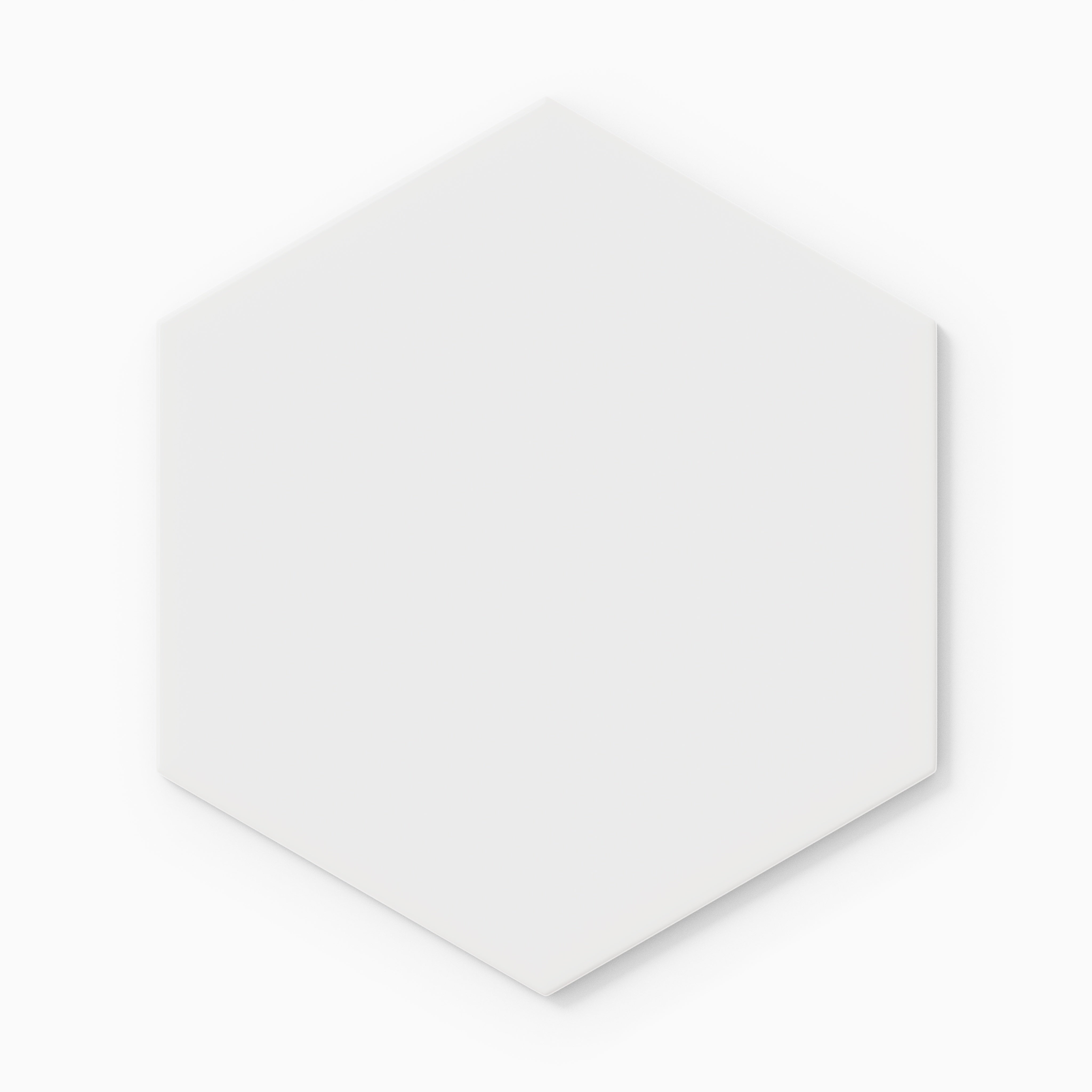 8" Hexagon Original Ceramic Tile in Calcite Gloss