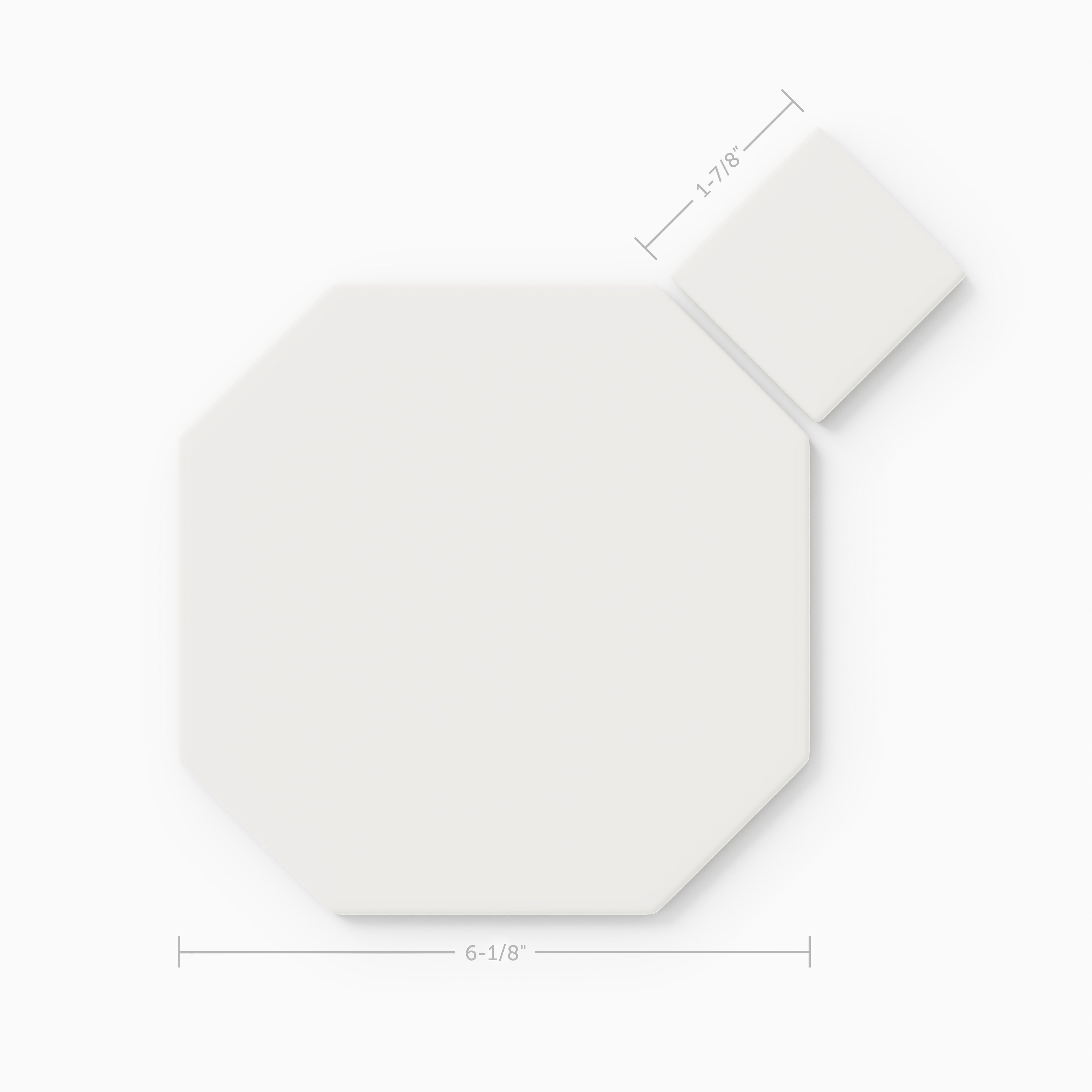 Gramercy Original Ceramic Tile in Calcite Matte