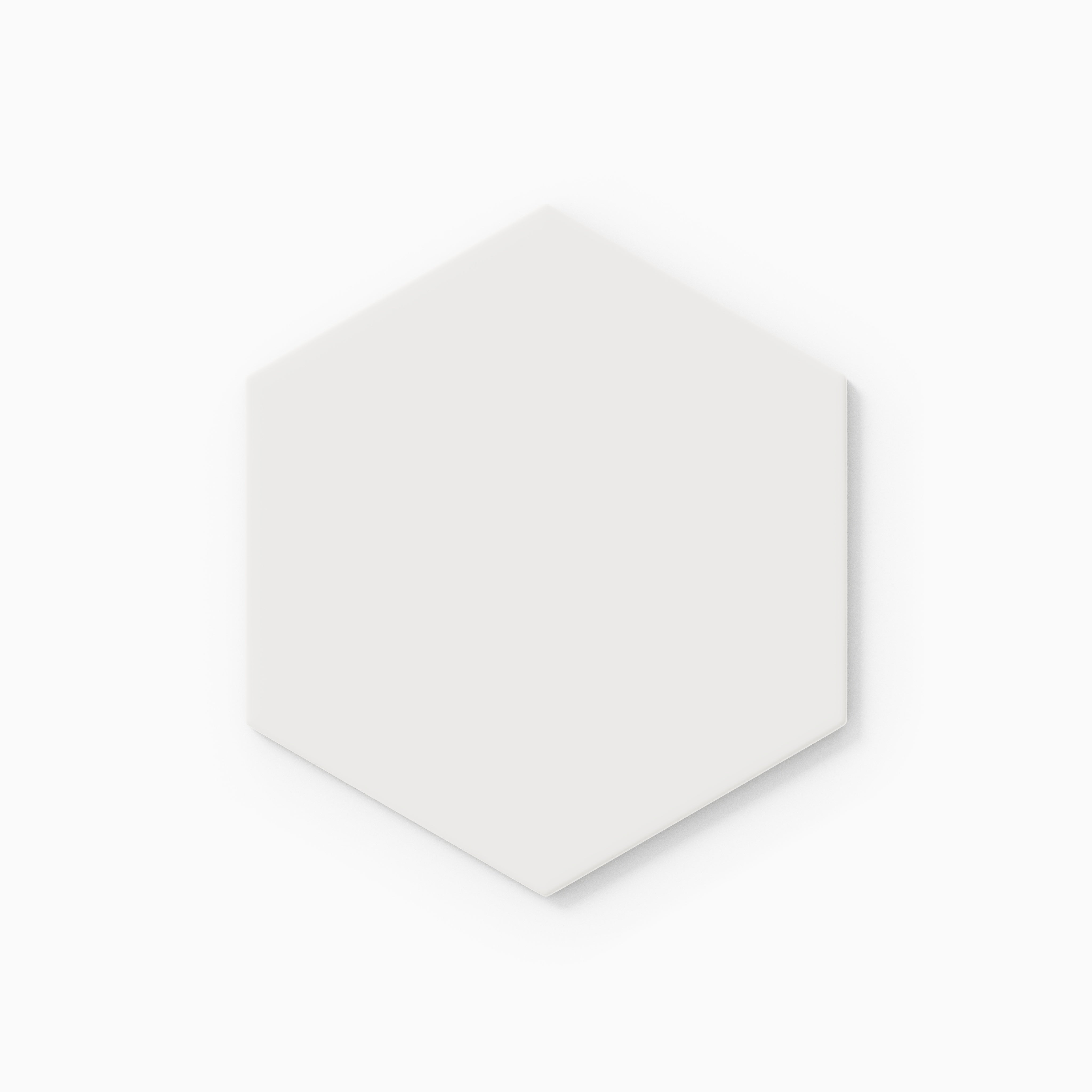 6" Hexagon Original Ceramic Tile in Calcite Matte