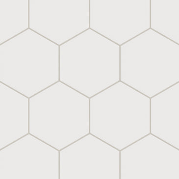8" Hexagon Original Ceramic Tile in Calcite Matte