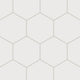 8" Hexagon Original Ceramic Tile in Calcite Matte