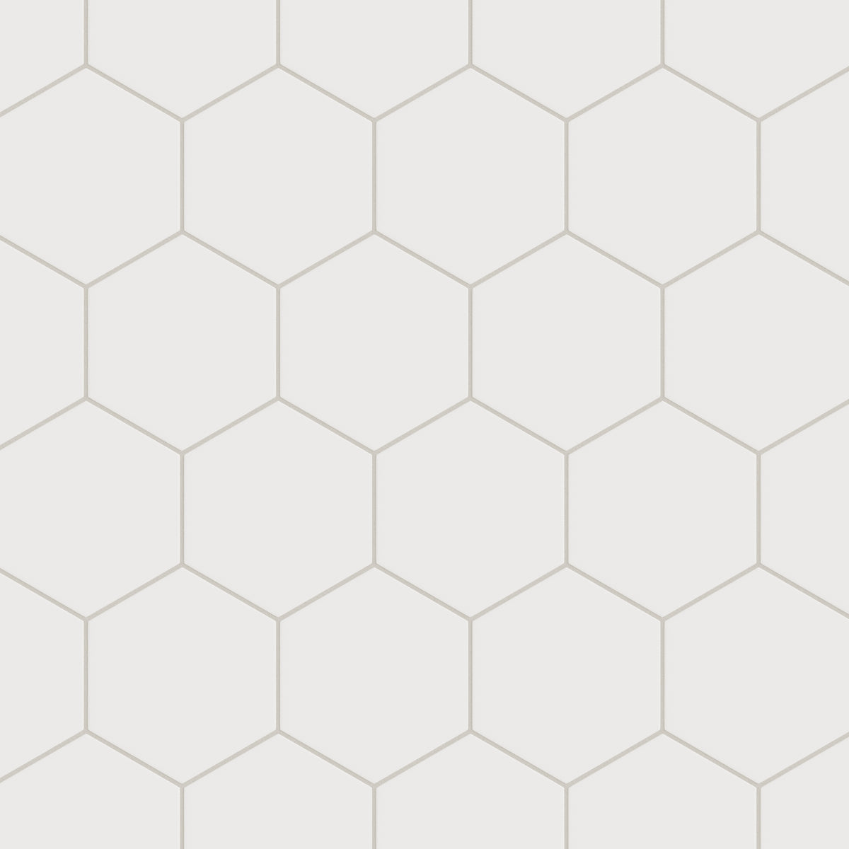 8" Hexagon Original Ceramic Tile in Calcite Matte