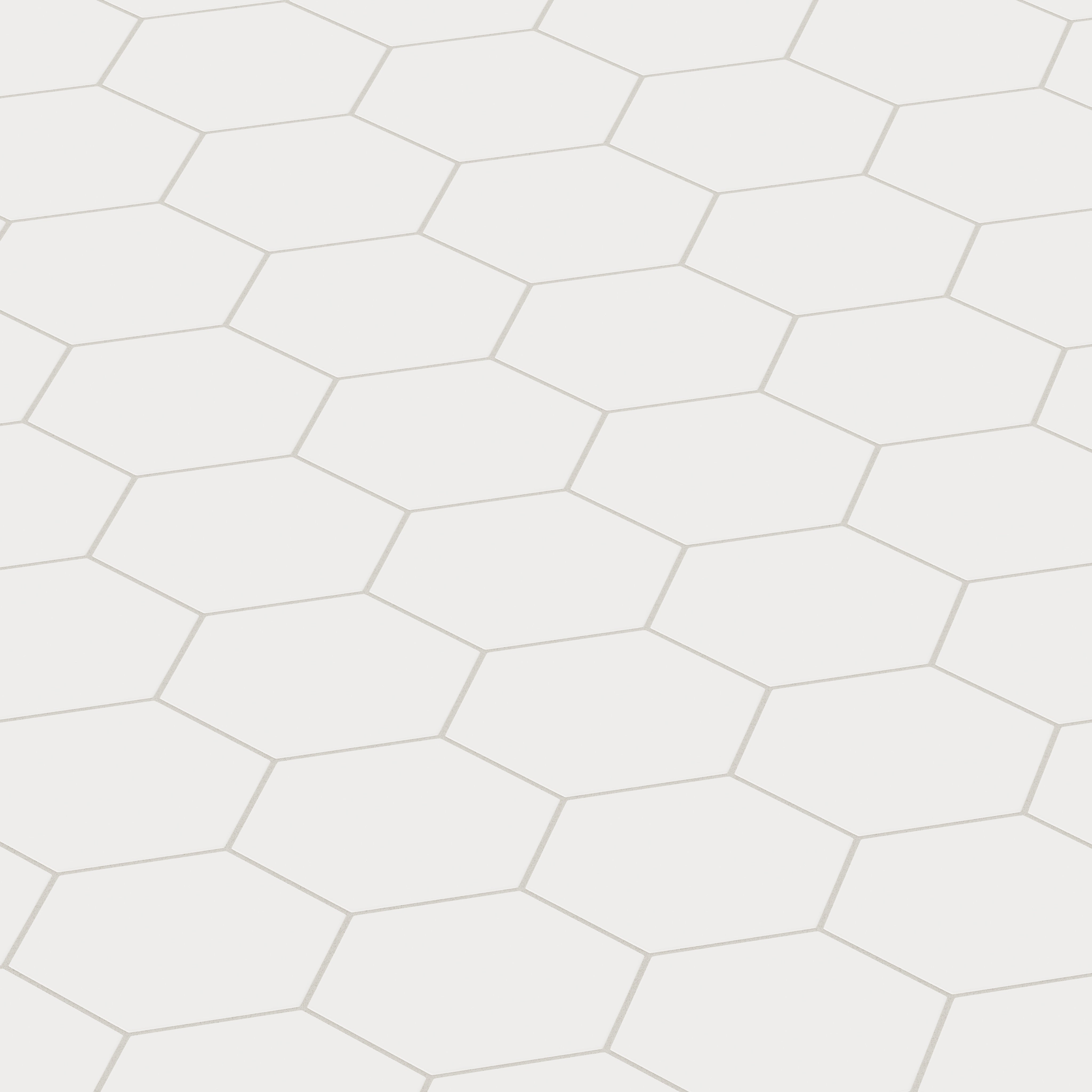 8" Hexagon Original Ceramic Tile in Calcite Matte