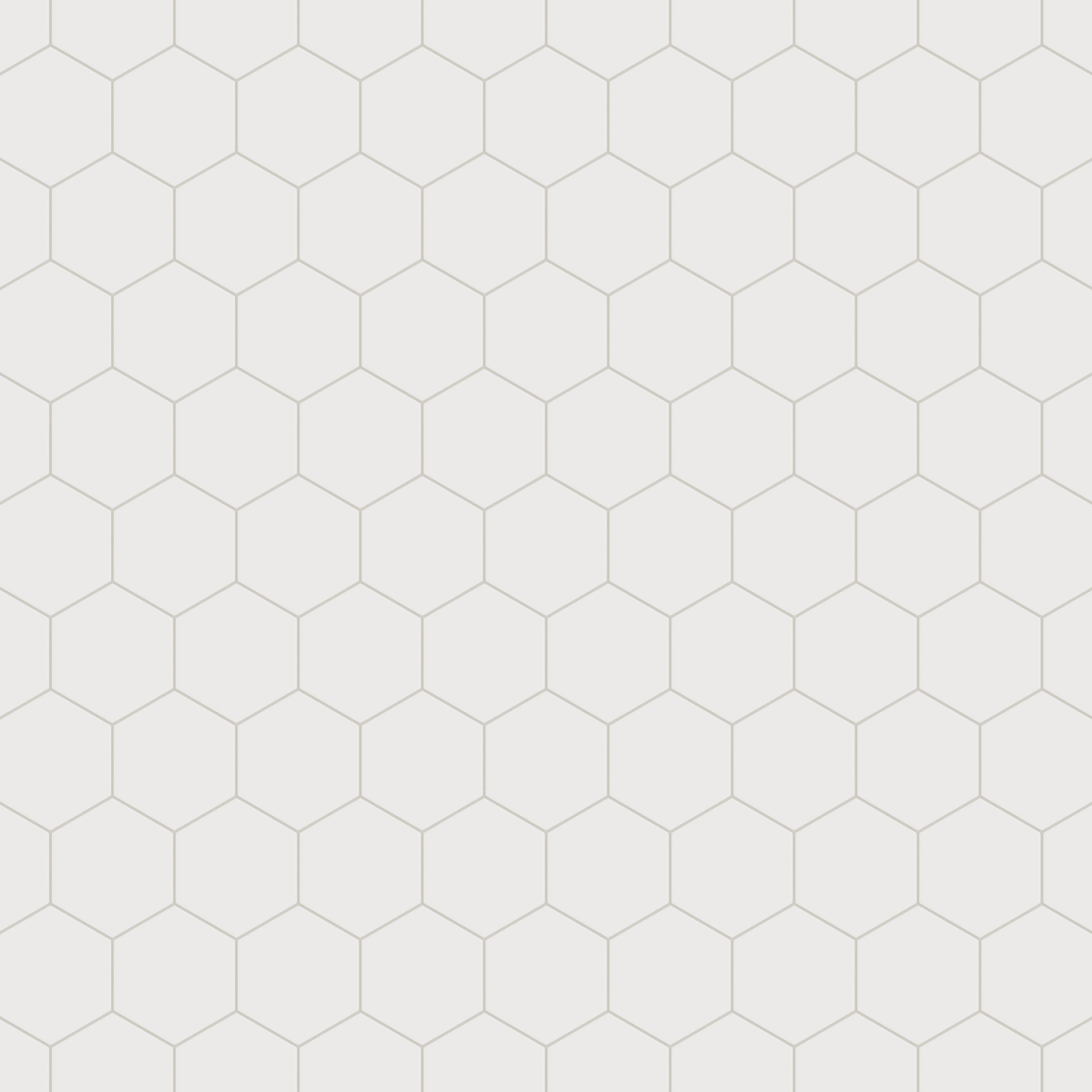 8" Hexagon Original Ceramic Tile in Calcite Matte