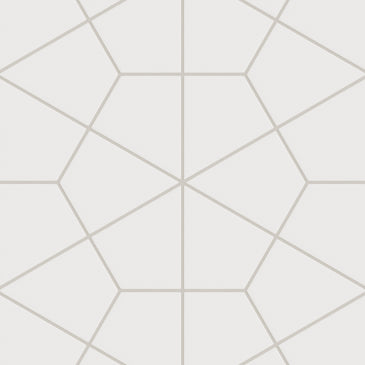 Hexite Original Ceramic Tile in Calcite Matte