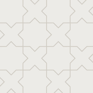 Star & Cross Original Ceramic Tile in Calcite Matte