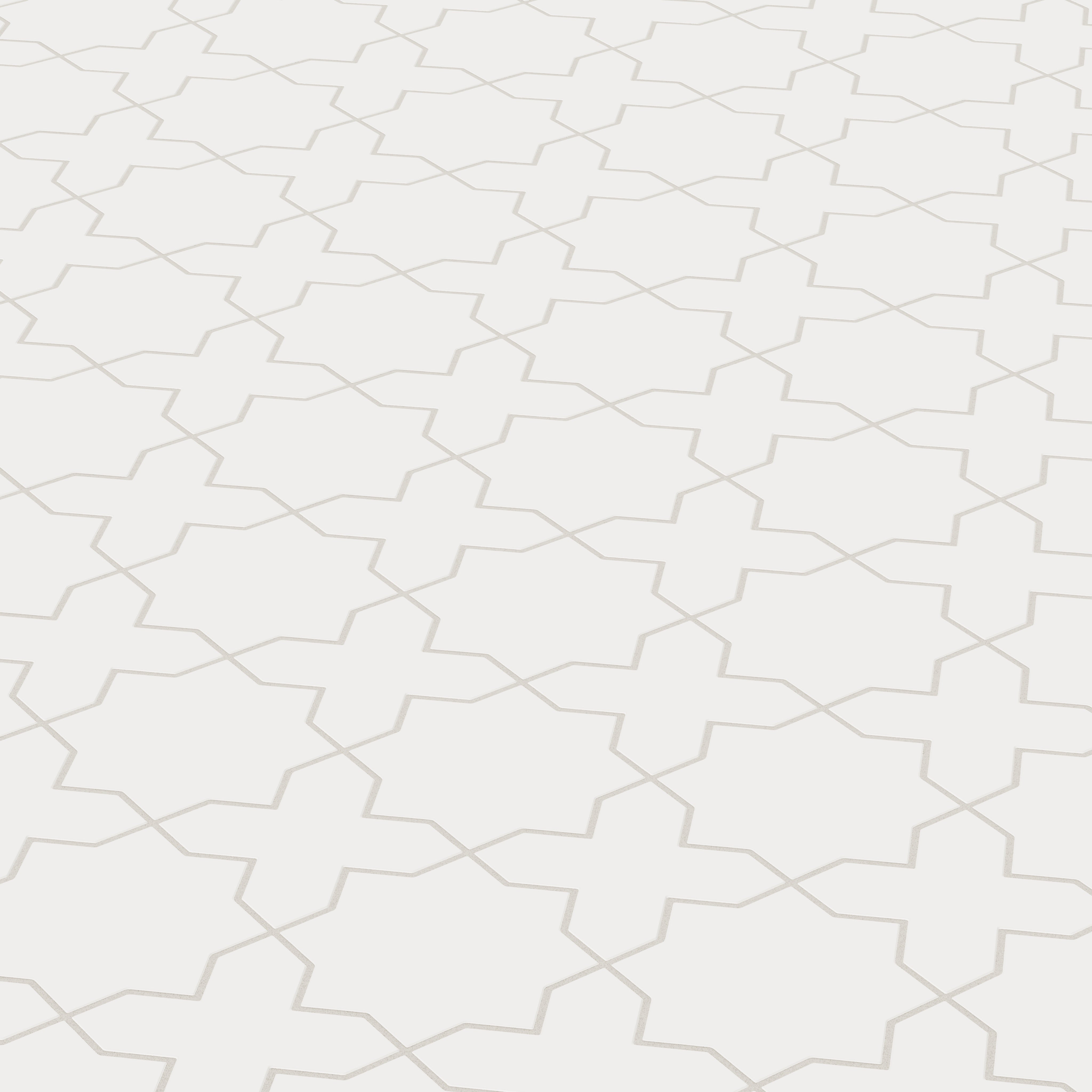 Star & Cross Original Ceramic Tile in Calcite Matte