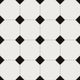 Gramercy Original Ceramic Tile in Calcite Matte & Raven Matte