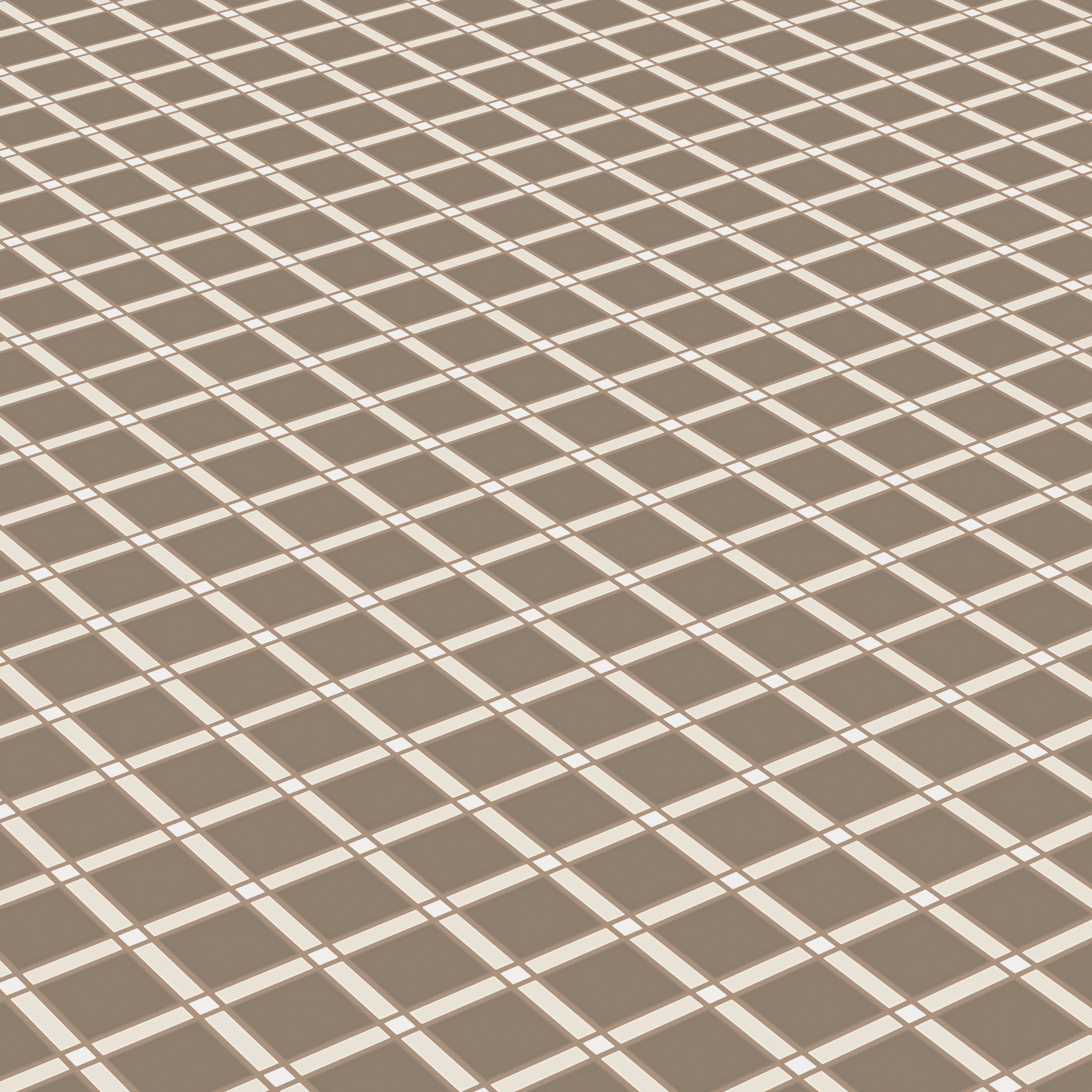 Lattice Sheeted Original Ceramic Tile in Calcite Matte, Sand Dune Matte & Cardamom Matte