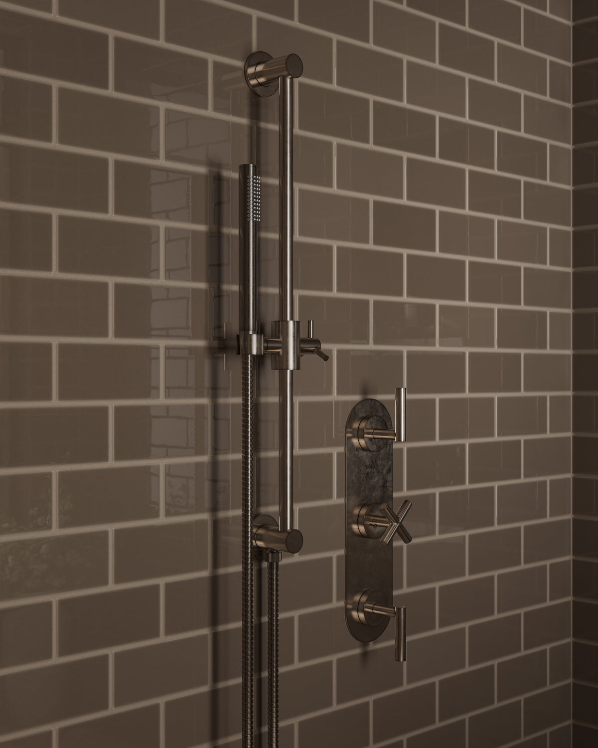 Contour & Foundry Wand Hand Shower in French Nickel