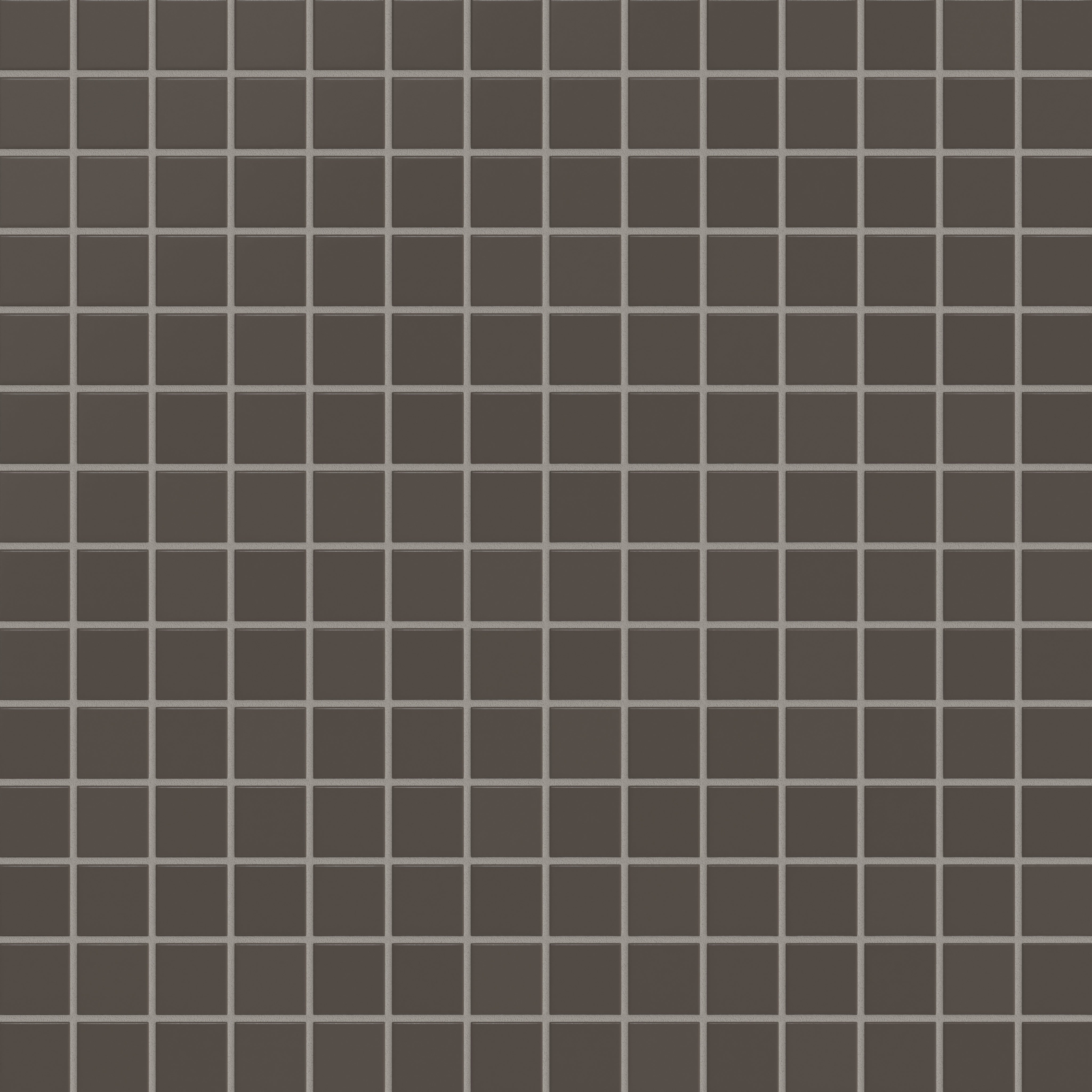 2x2 Straight Set Sheeted Original Ceramic Mosaic Tile in Carbon Matte