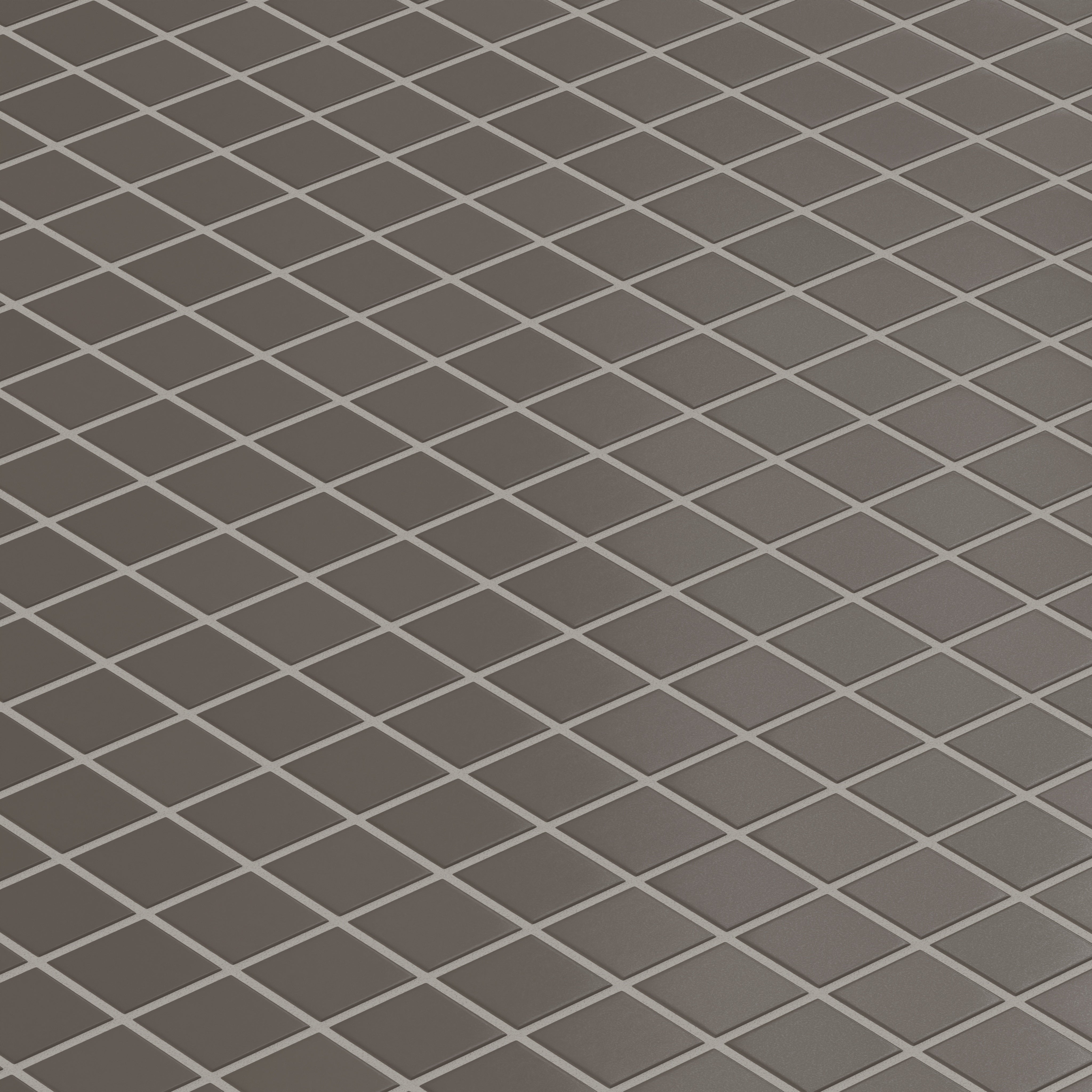 2x2 Straight Set Sheeted Original Ceramic Mosaic Tile in Carbon Matte