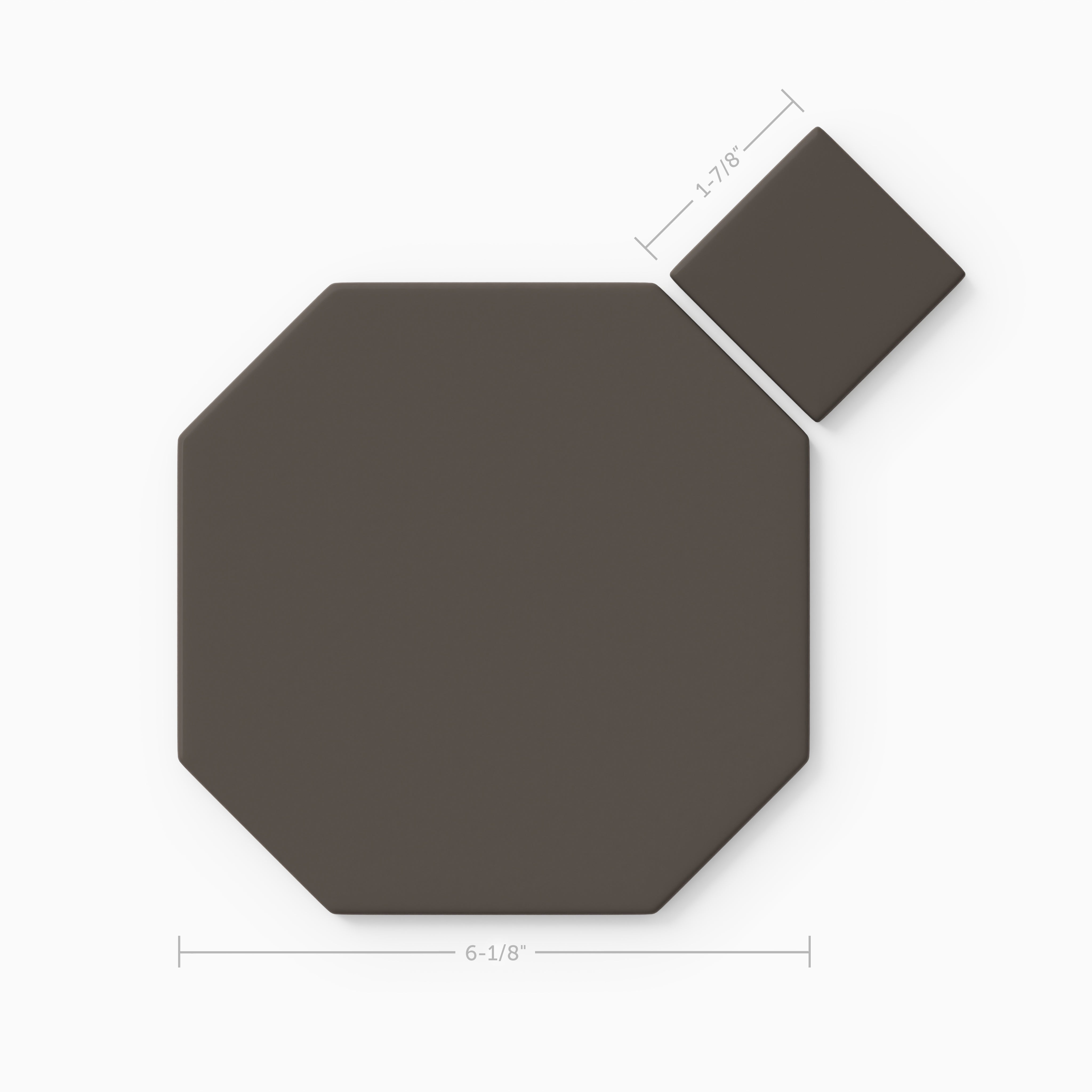 Gramercy Original Ceramic Tile in Carbon Matte