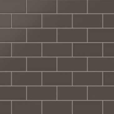 3x6 Original Ceramic Tile in Carbon Matte