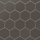 6" Hexagon Original Ceramic Tile in Carbon Matte