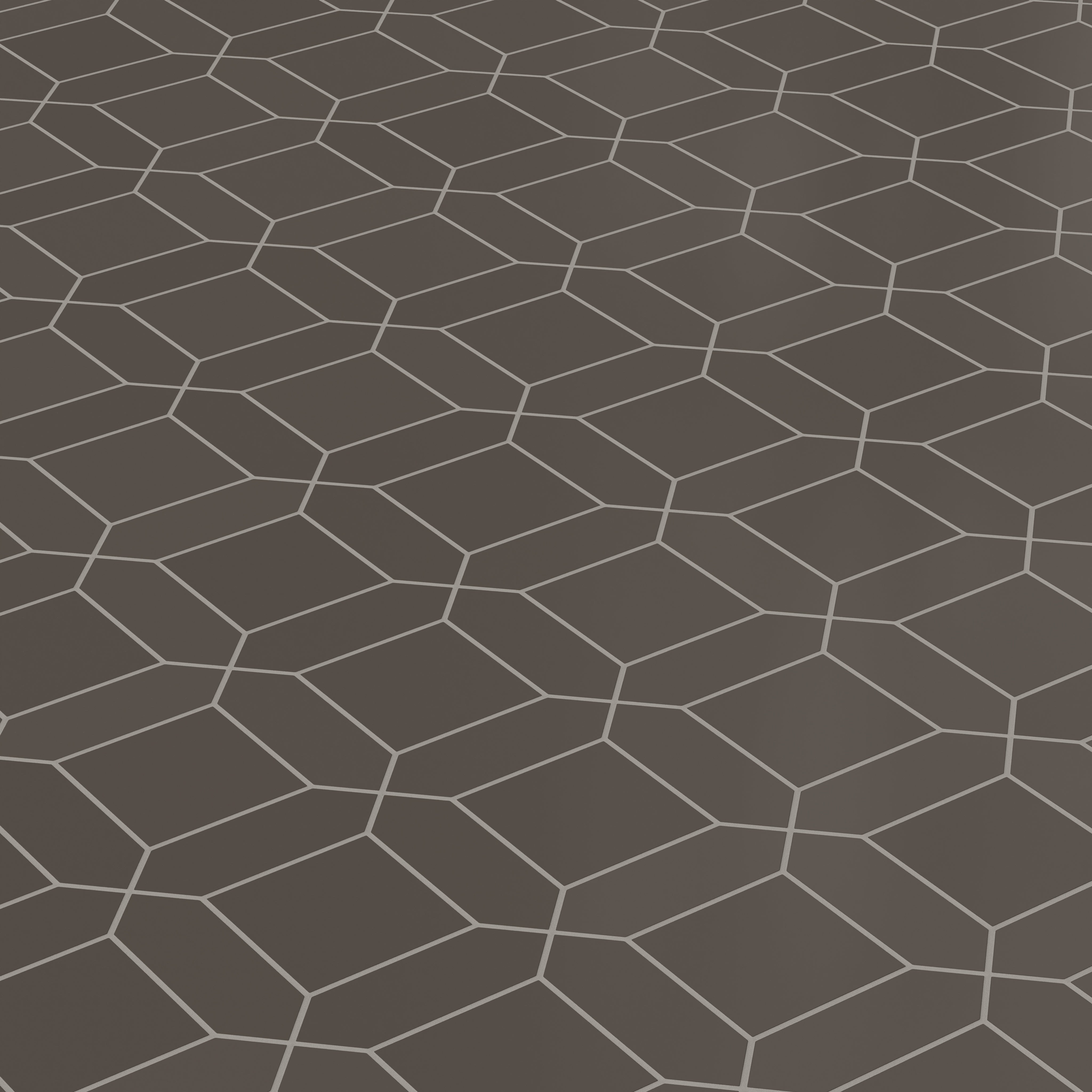 Atrium Original Ceramic Tile in Carbon Matte