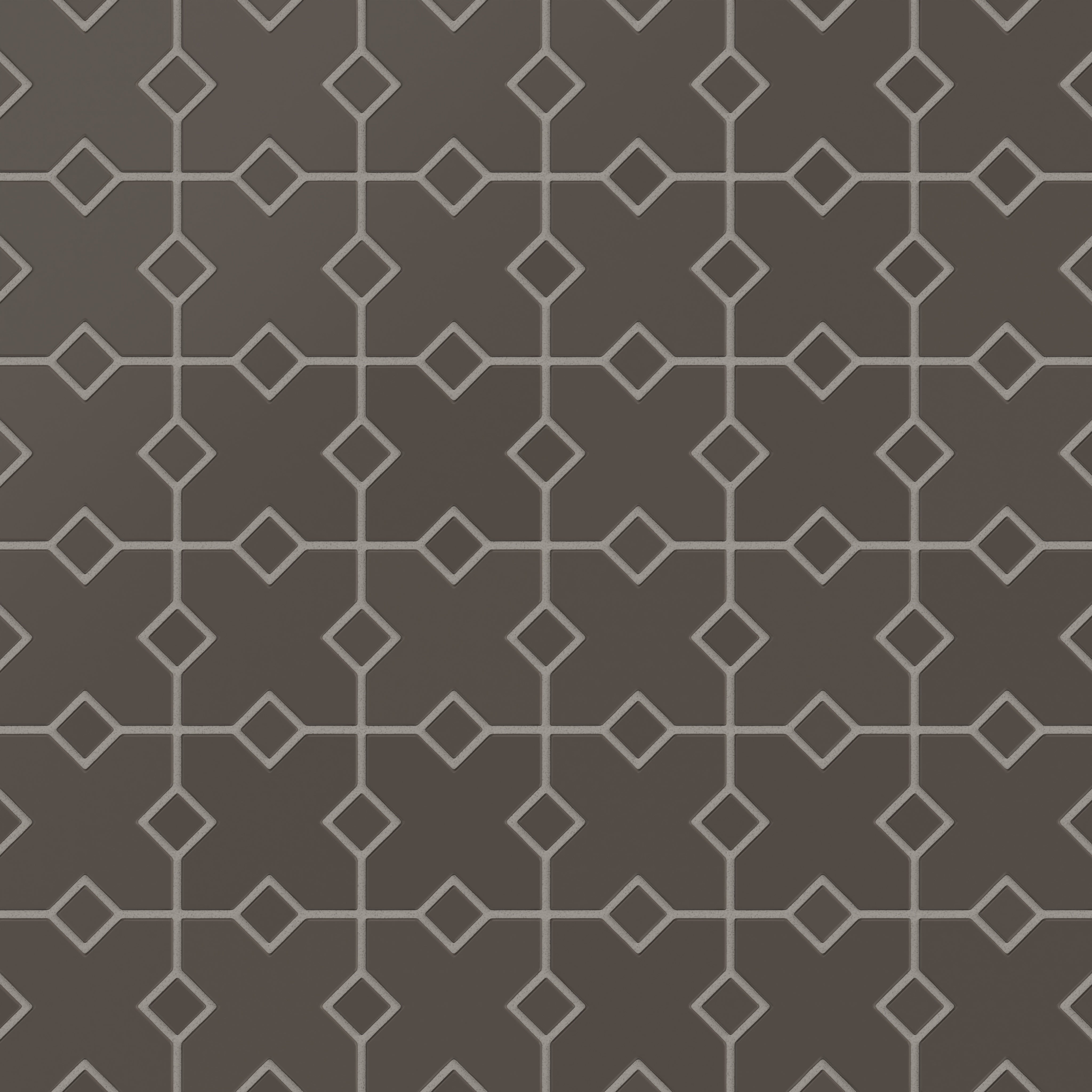 Hacienda Sheeted Original Ceramic Tile in Carbon Matte