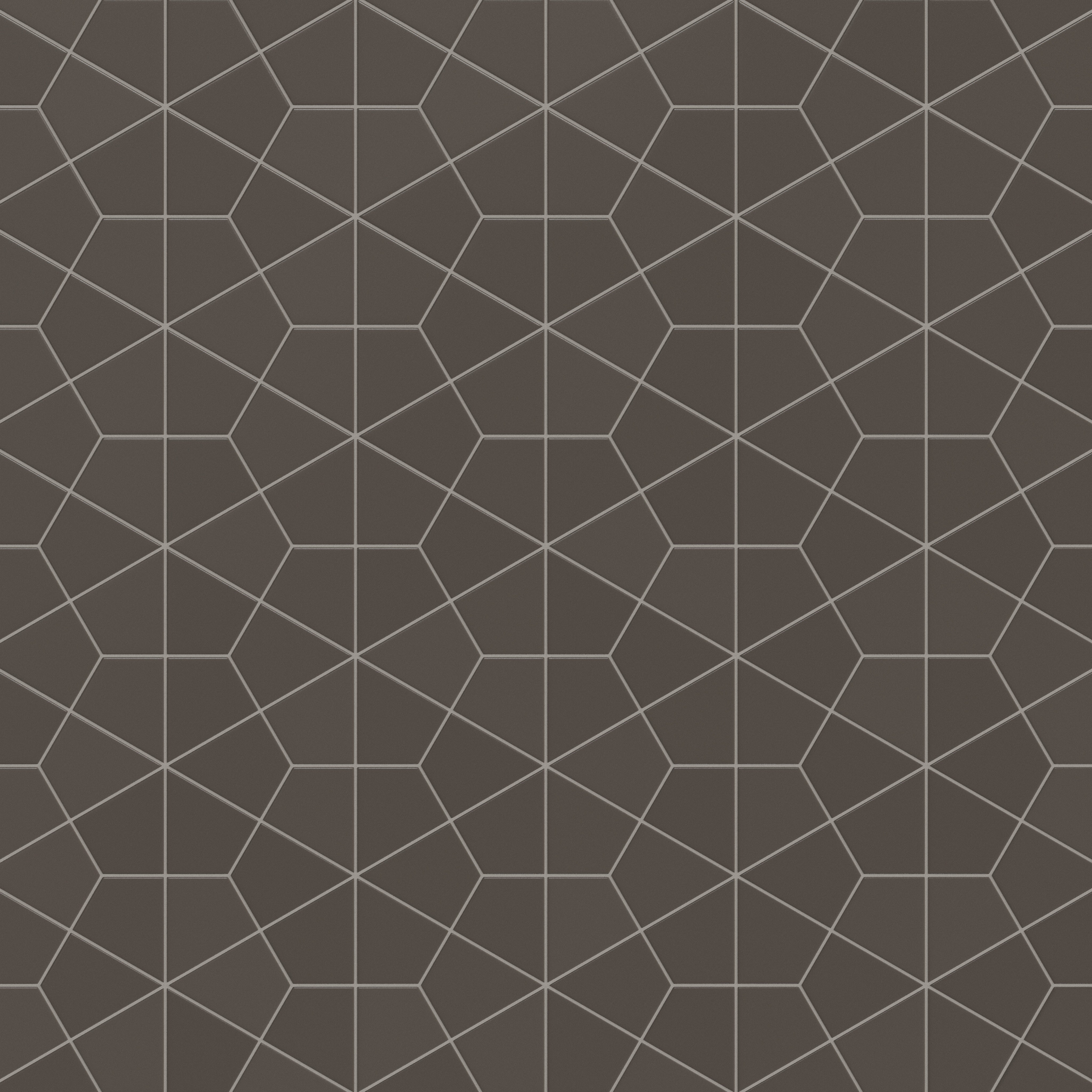 Hexite Original Ceramic Tile in Carbon Matte