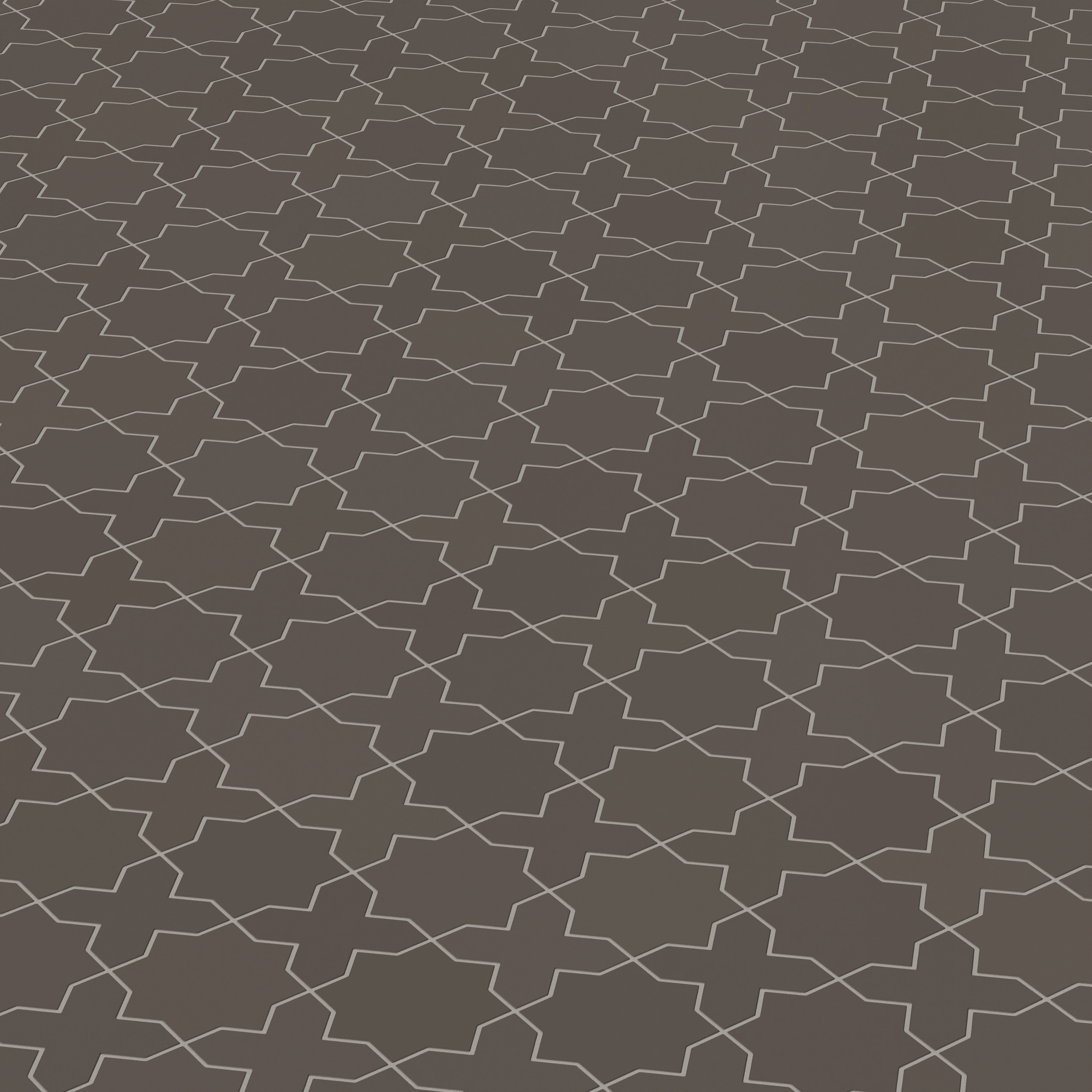 Star & Cross Original Ceramic Tile in Carbon Matte