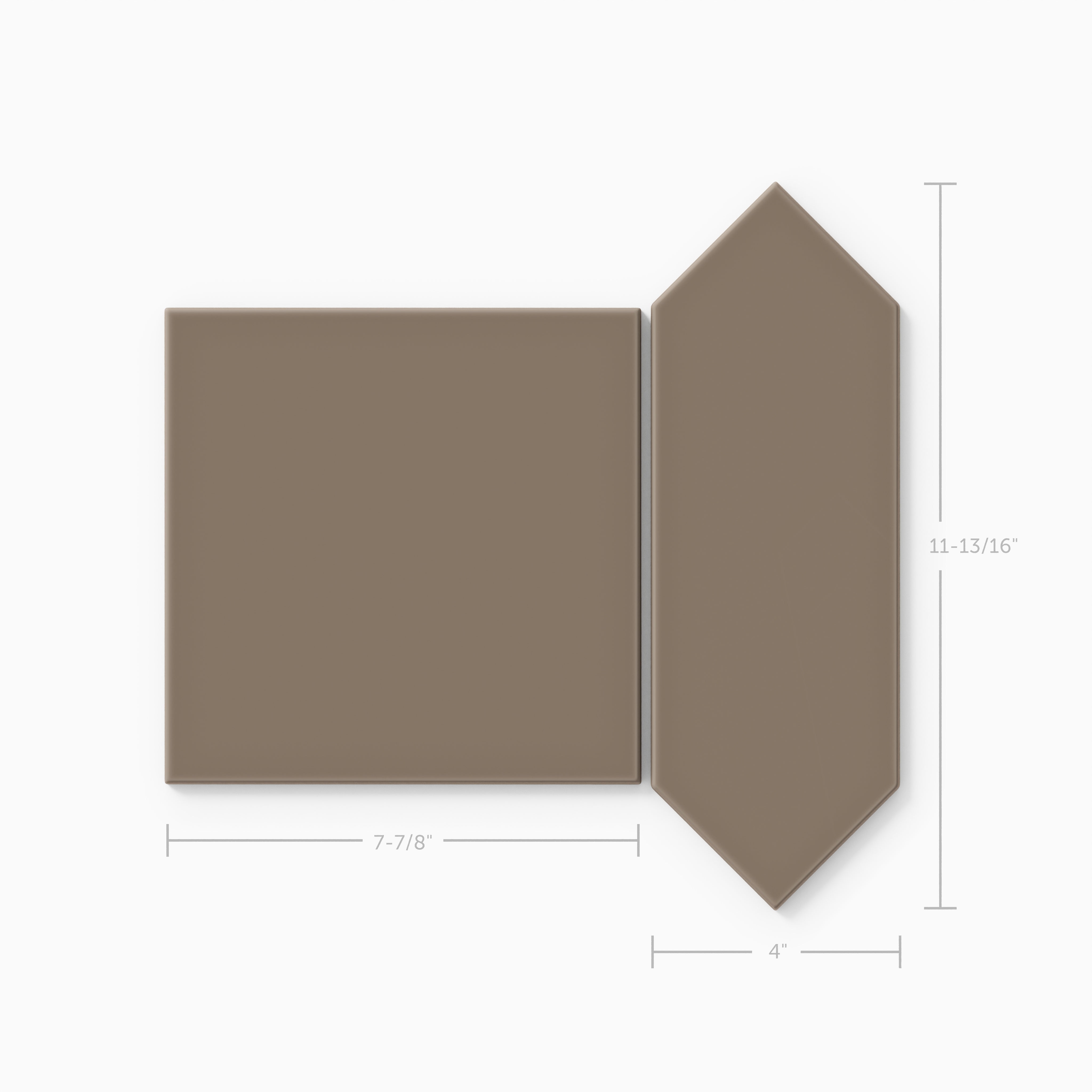 Atrium Original Ceramic Tile in Cardamom Matte