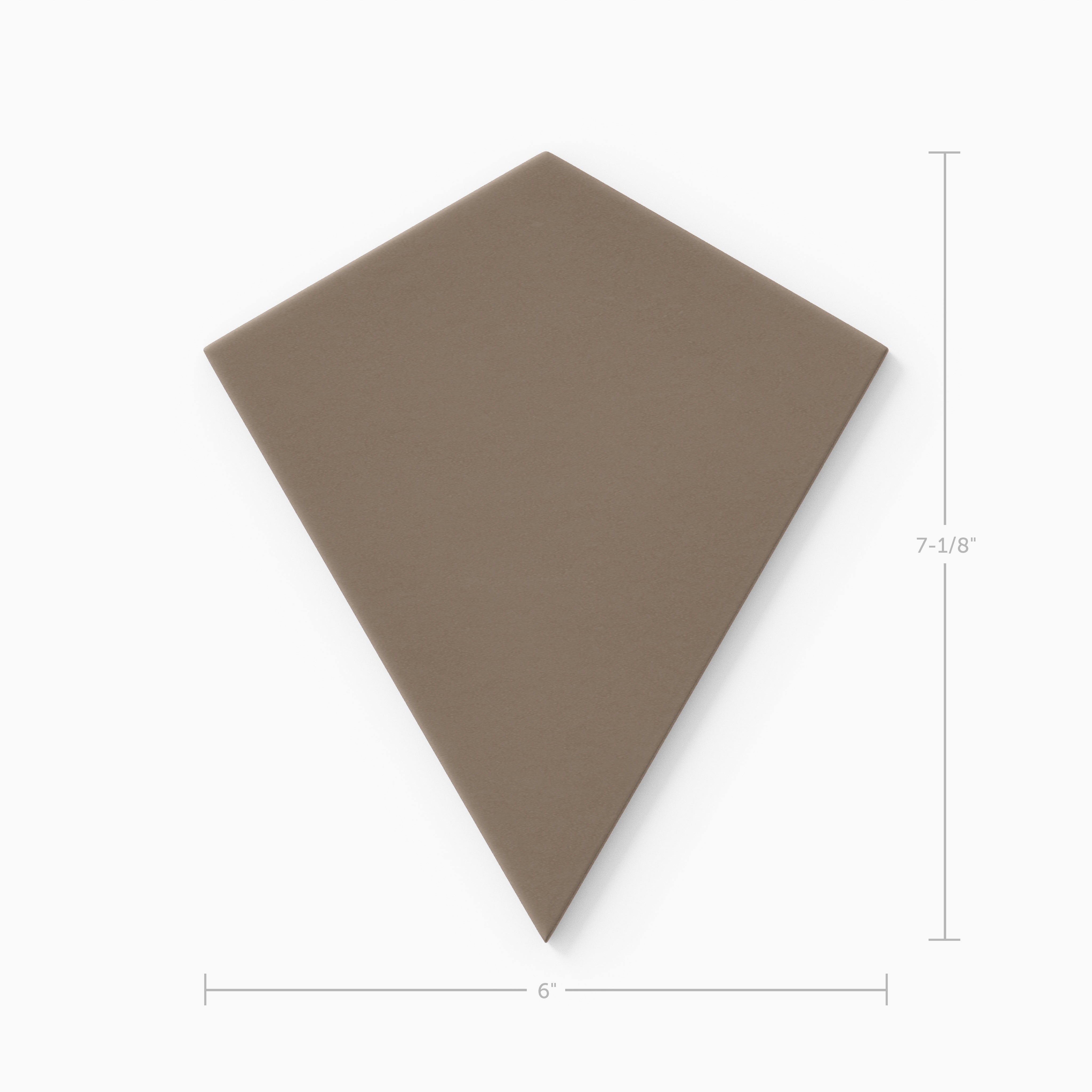 Hexite Original Ceramic Tile in Cardamom Matte