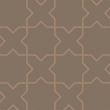 Star & Cross Original Ceramic Tile in Cardamom Matte