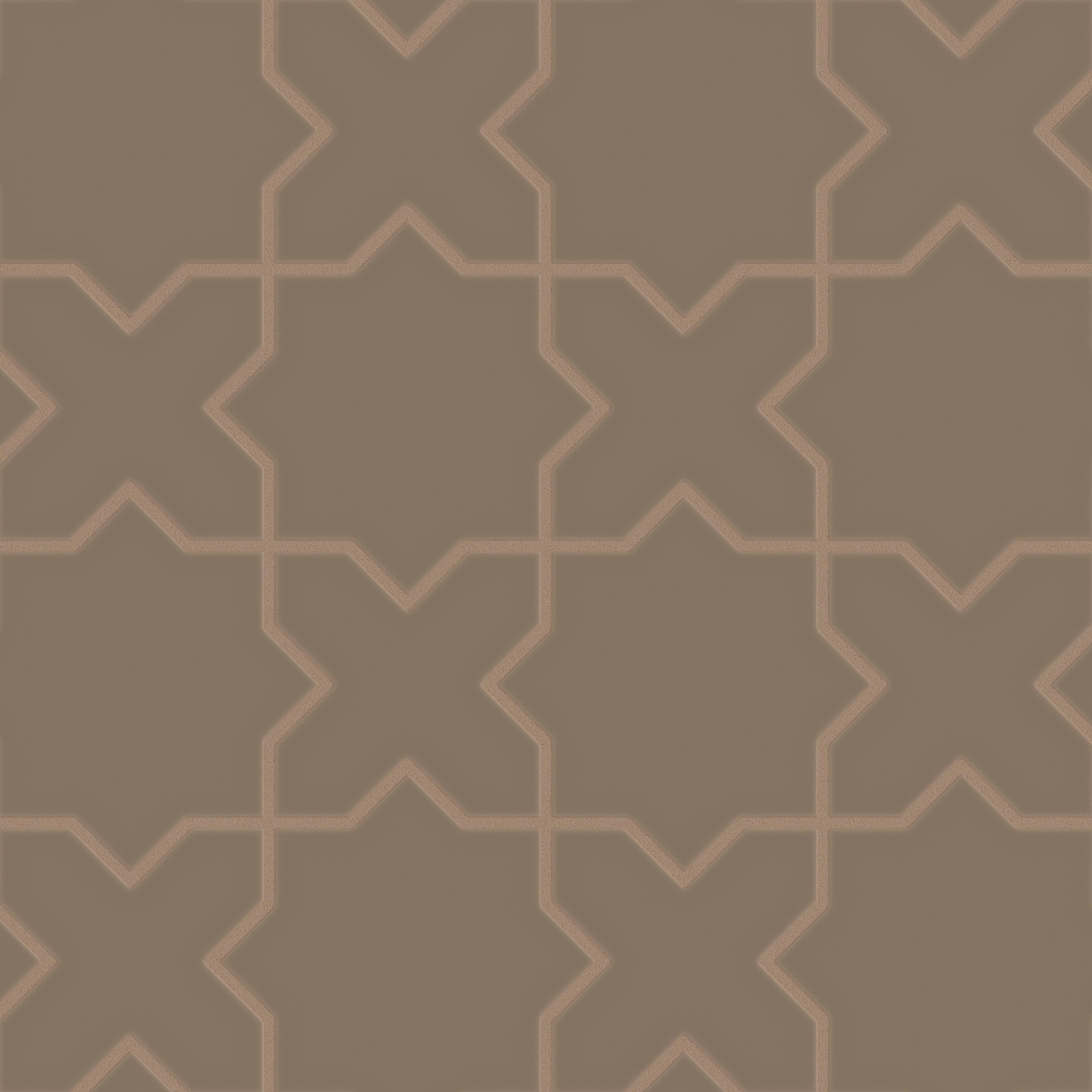 Star & Cross Original Ceramic Tile in Cardamom Matte