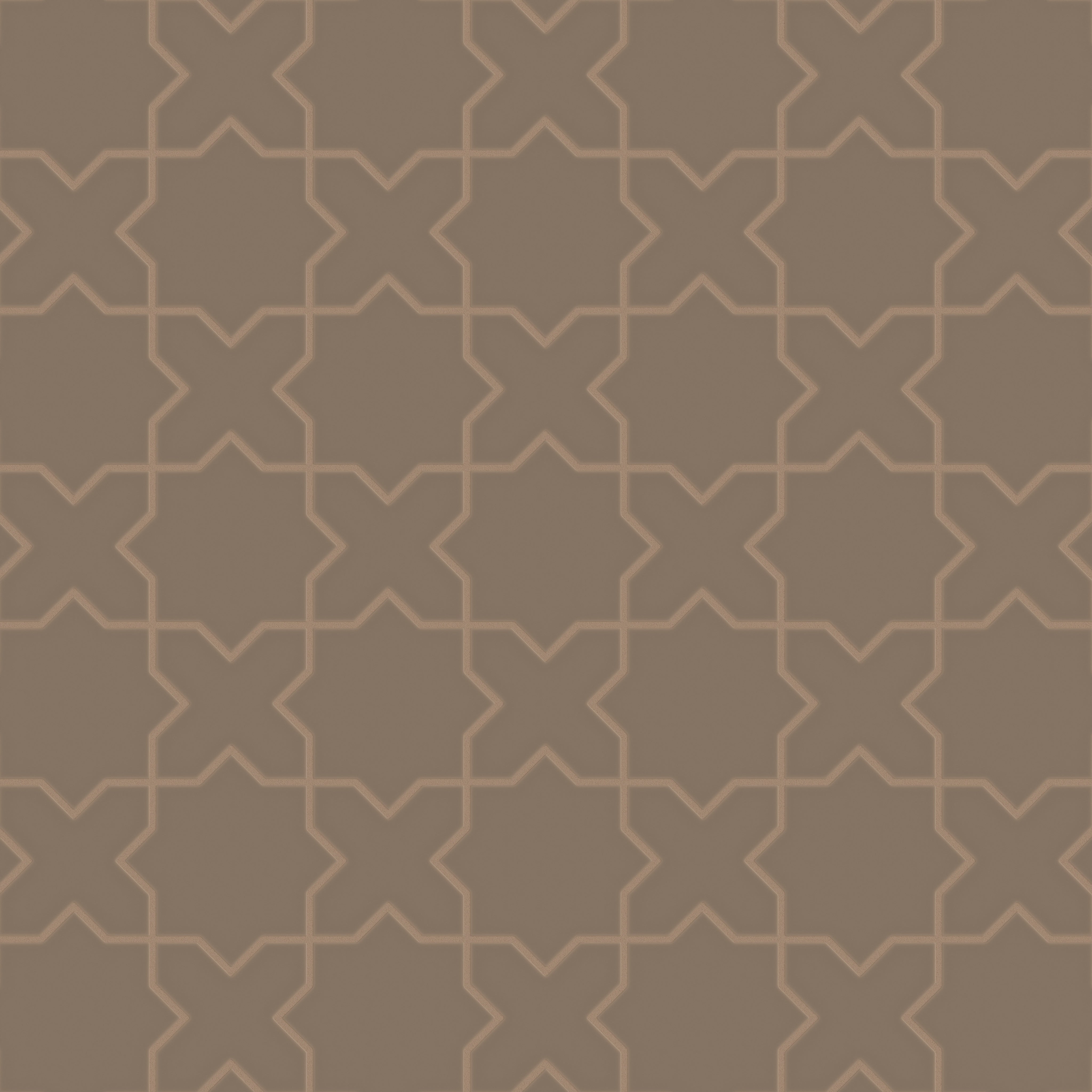 Star & Cross Original Ceramic Tile in Cardamom Matte
