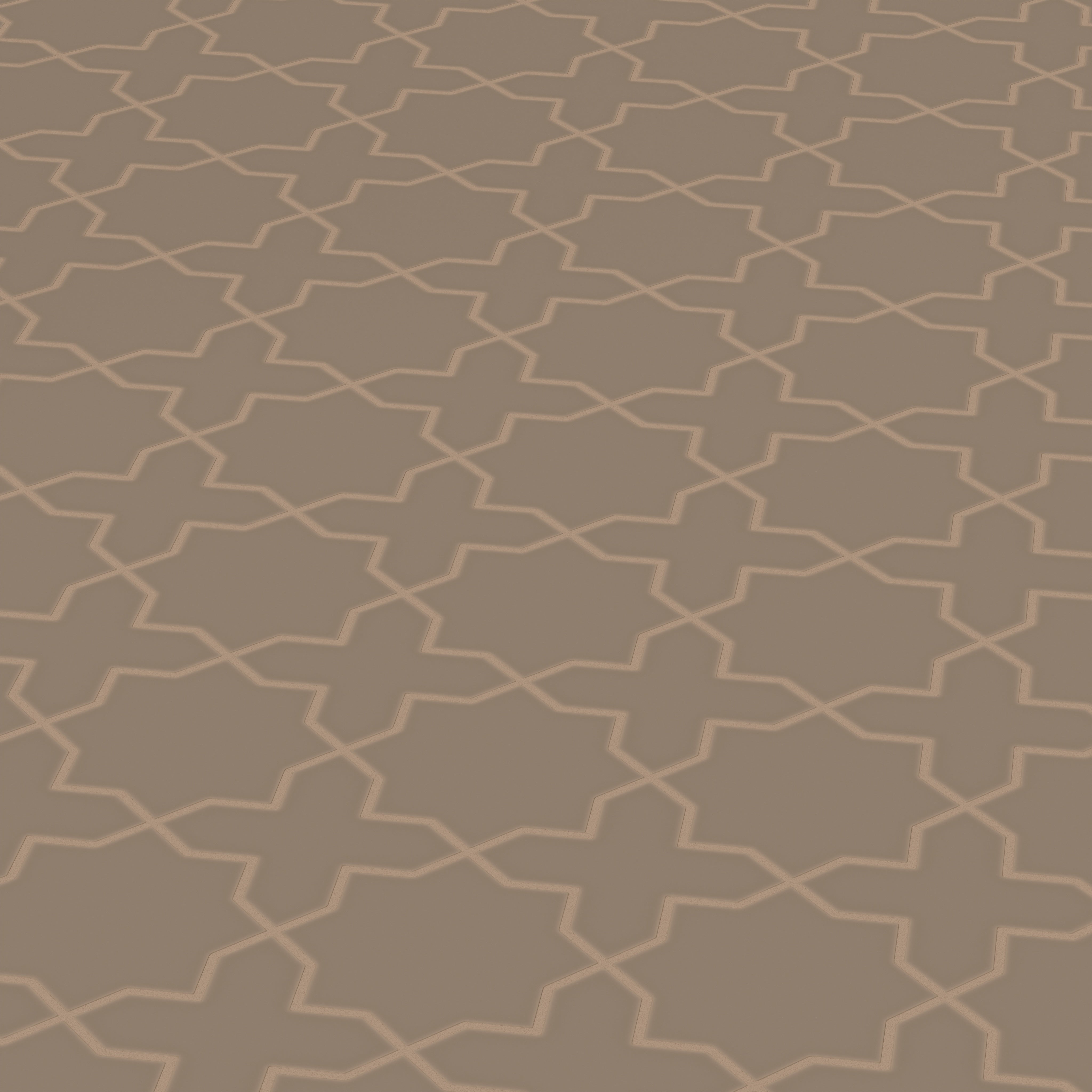 Star & Cross Original Ceramic Tile in Cardamom Matte