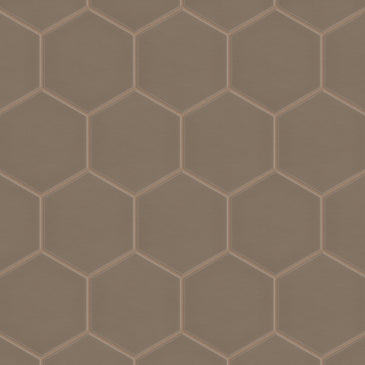 6" Hexagon Original Ceramic Tile in Cardamom Matte