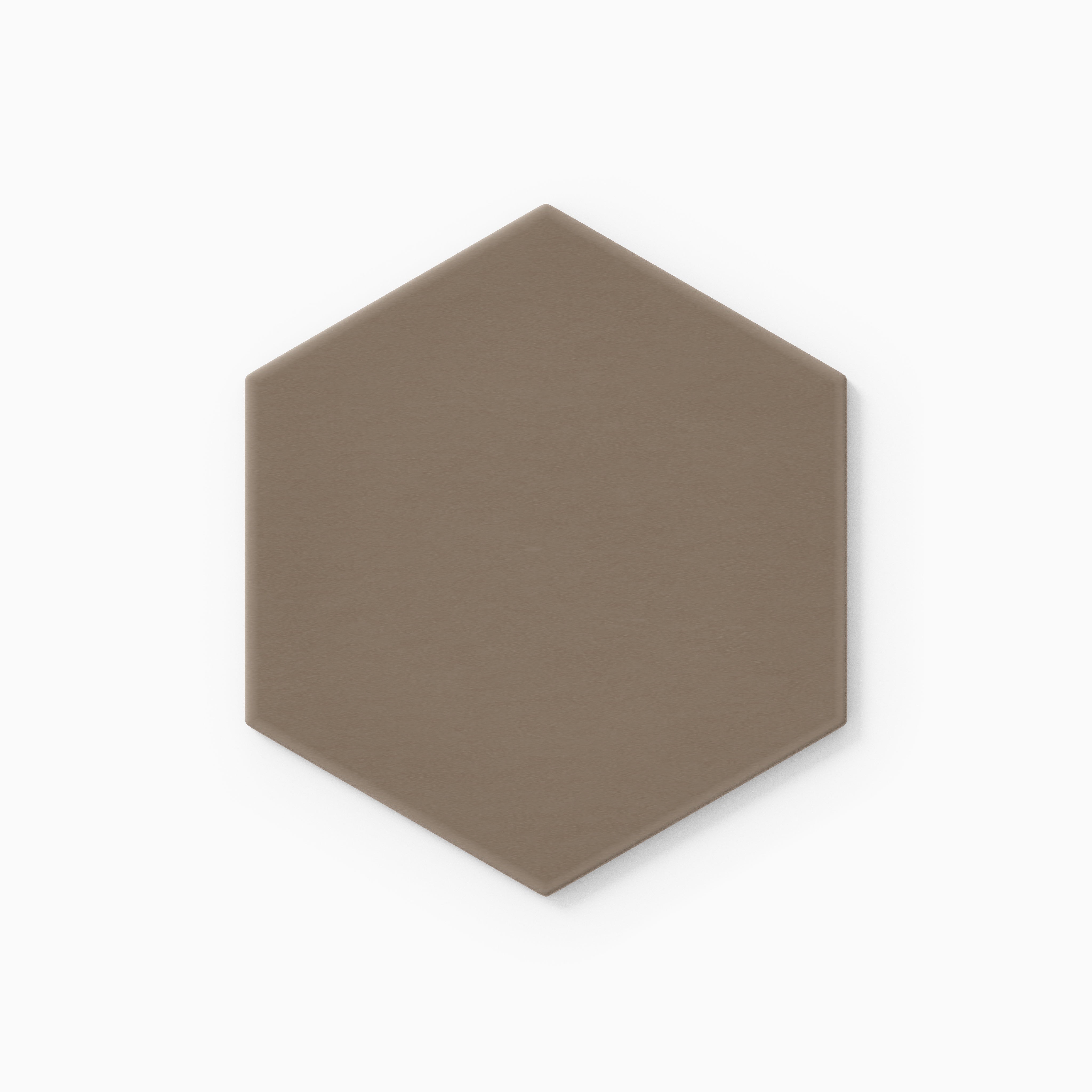 6" Hexagon Original Ceramic Tile in Cardamom Matte