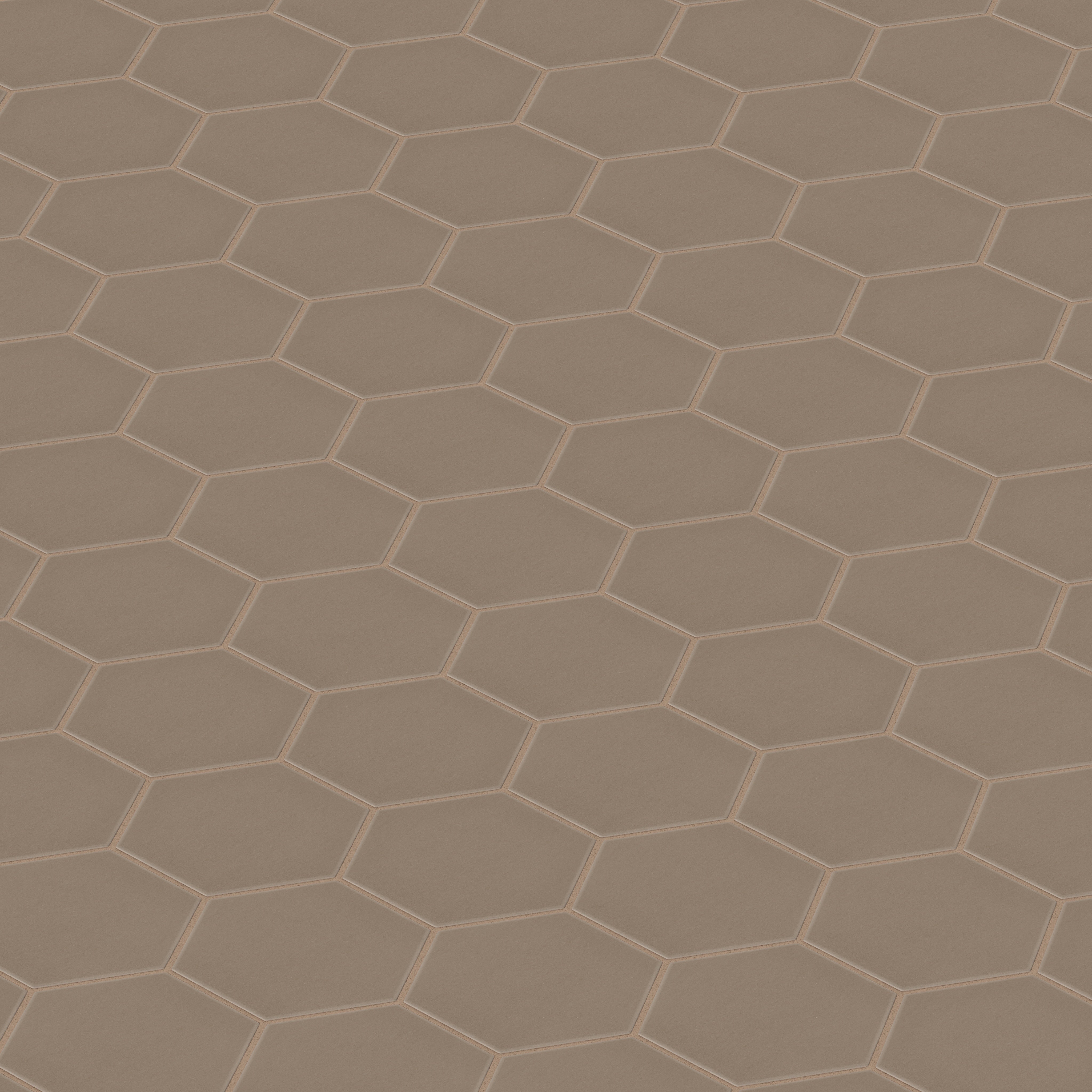 6" Hexagon Original Ceramic Tile in Cardamom Matte