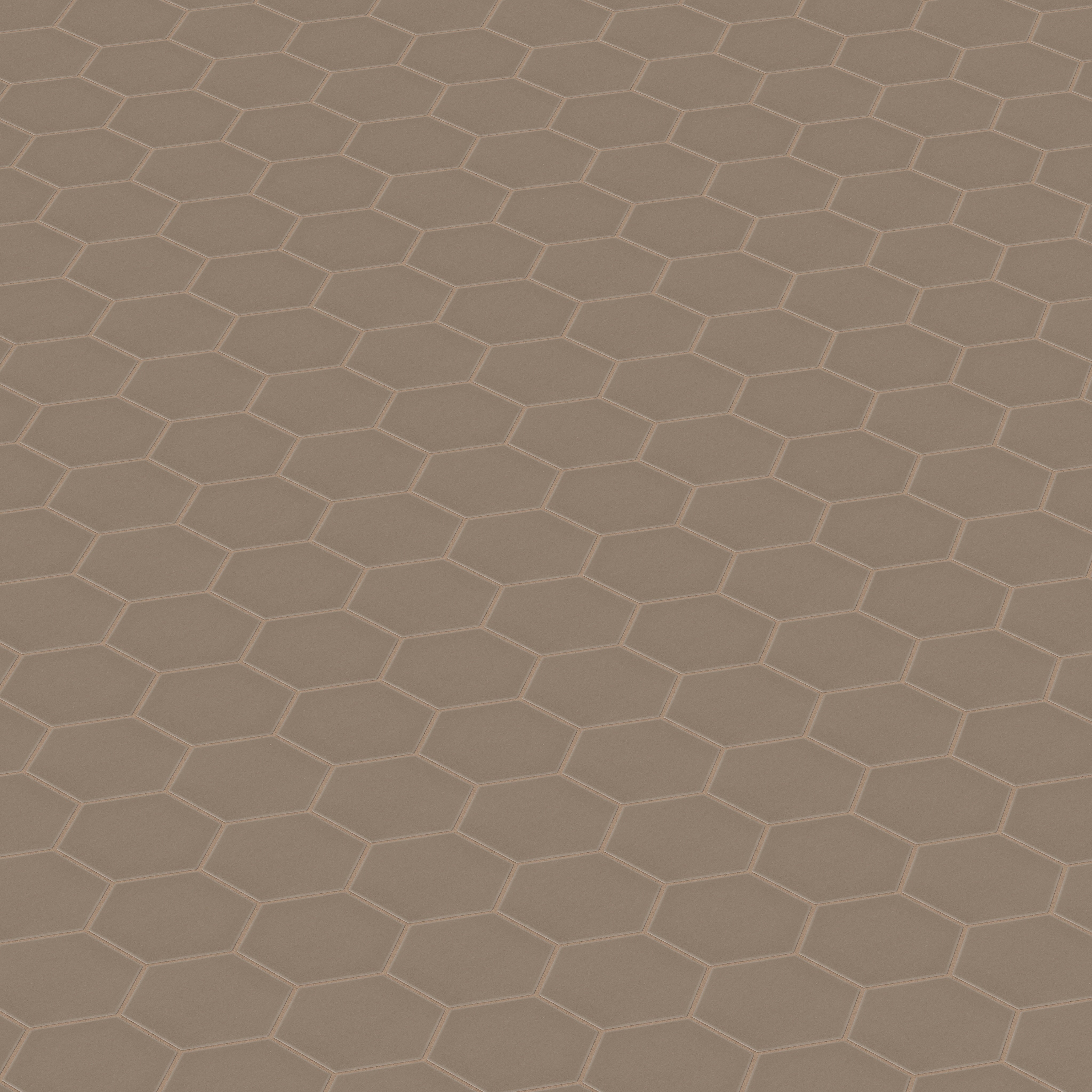 6" Hexagon Original Ceramic Tile in Cardamom Matte