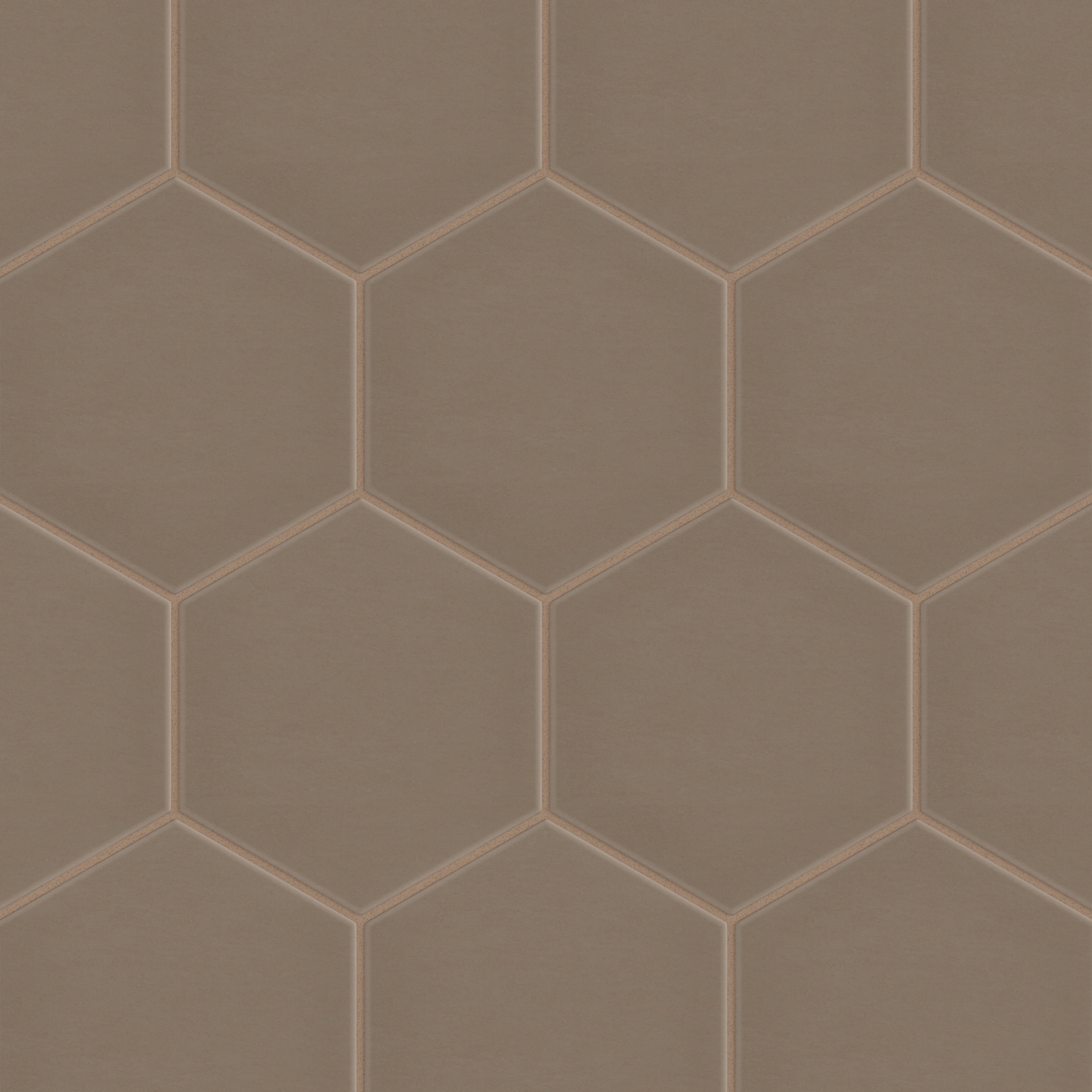 8" Hexagon Original Ceramic Tile in Cardamom Matte