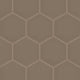 8" Hexagon Original Ceramic Tile in Cardamom Matte