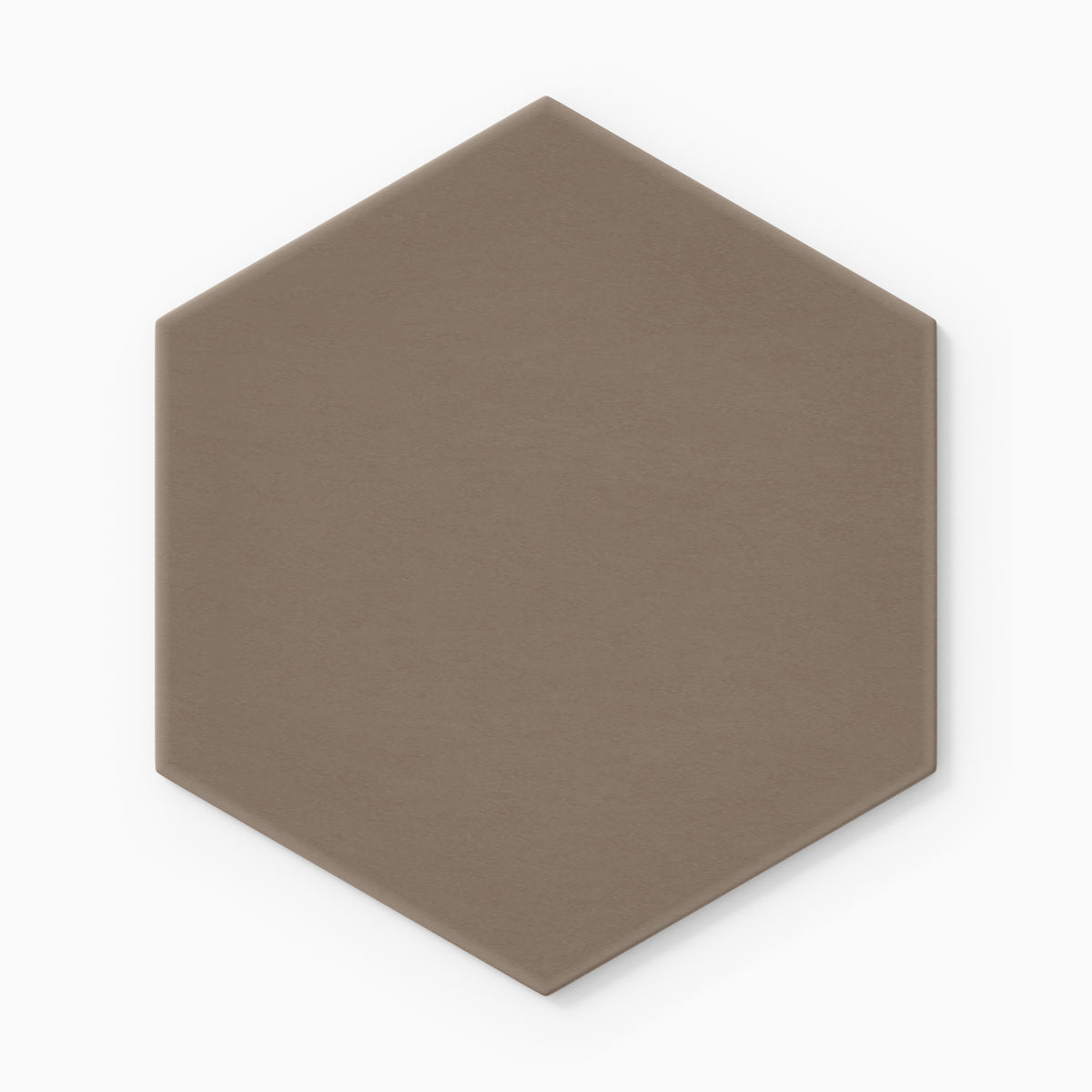 8" Hexagon Original Ceramic Tile in Cardamom Matte