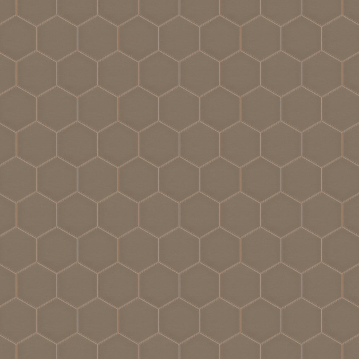 8" Hexagon Original Ceramic Tile in Cardamom Matte