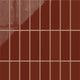 3x9 Natural Press Ceramic Tile in Carmine Gloss