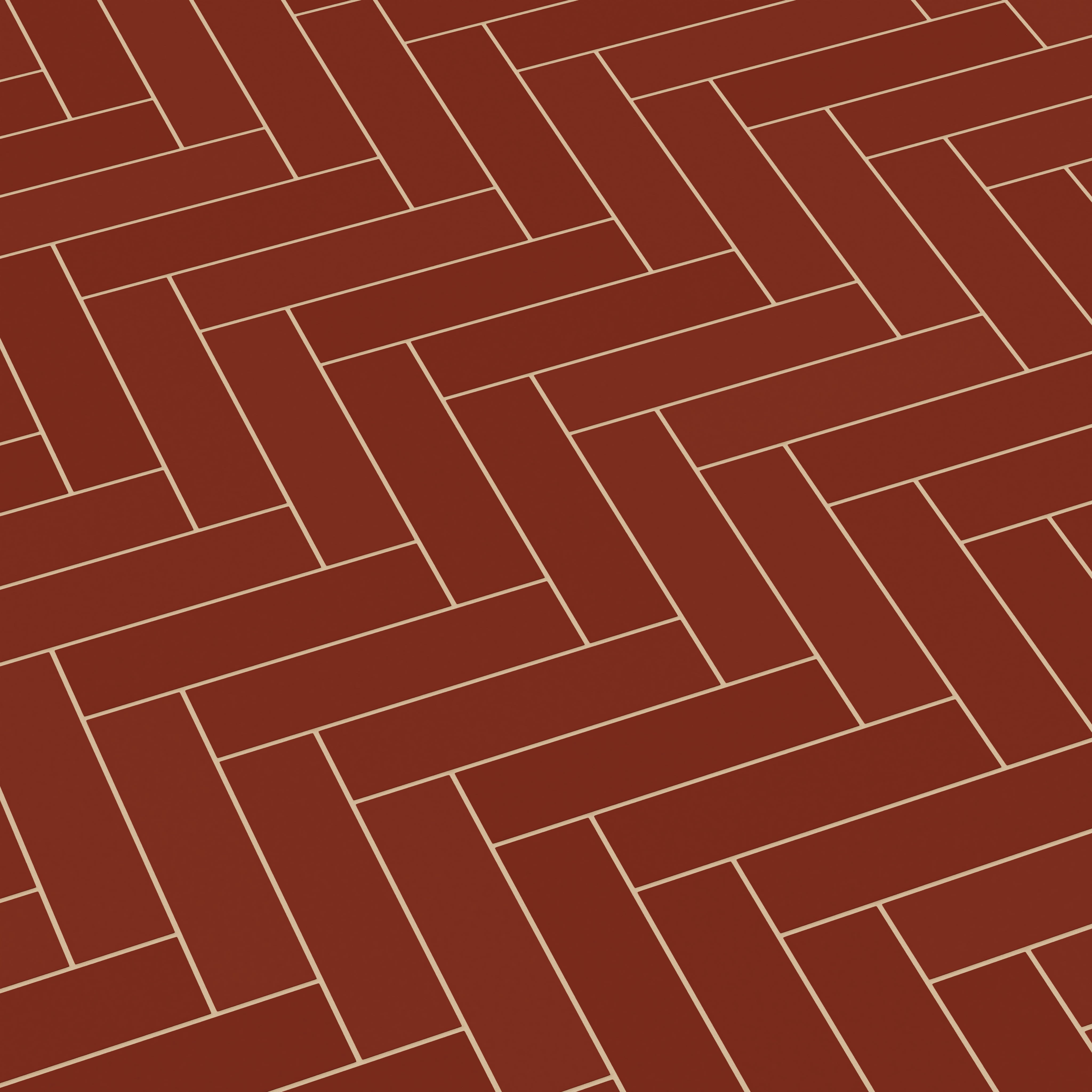 3x12 Natural Press Ceramic Tile in Carmine Matte