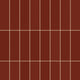 3x9 Natural Press Ceramic Tile in Carmine Matte