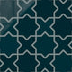 Star & Cross Original Ceramic Tile in Caspian Sea Gloss