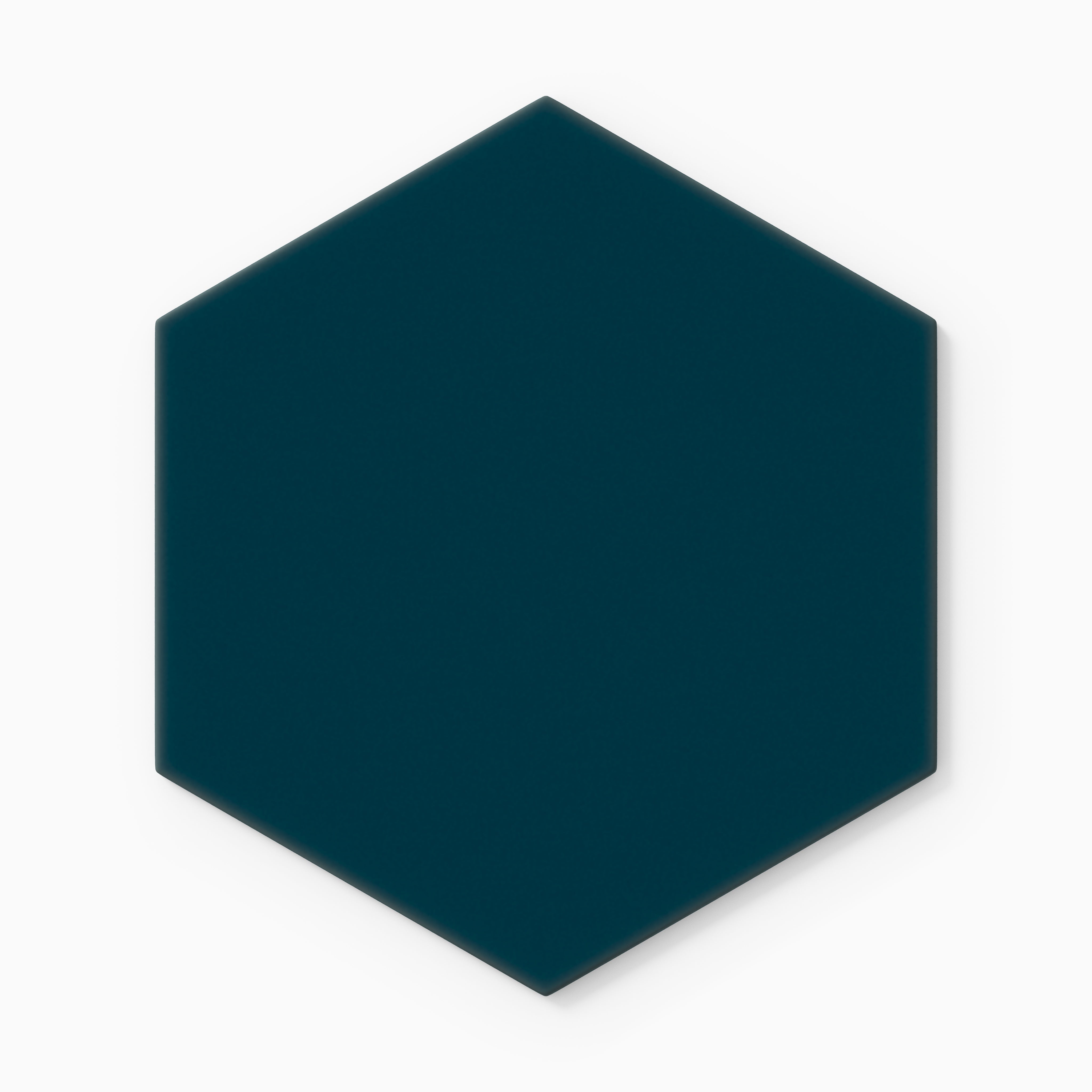 8" Hexagon Original Ceramic Tile in Caspian Sea Matte