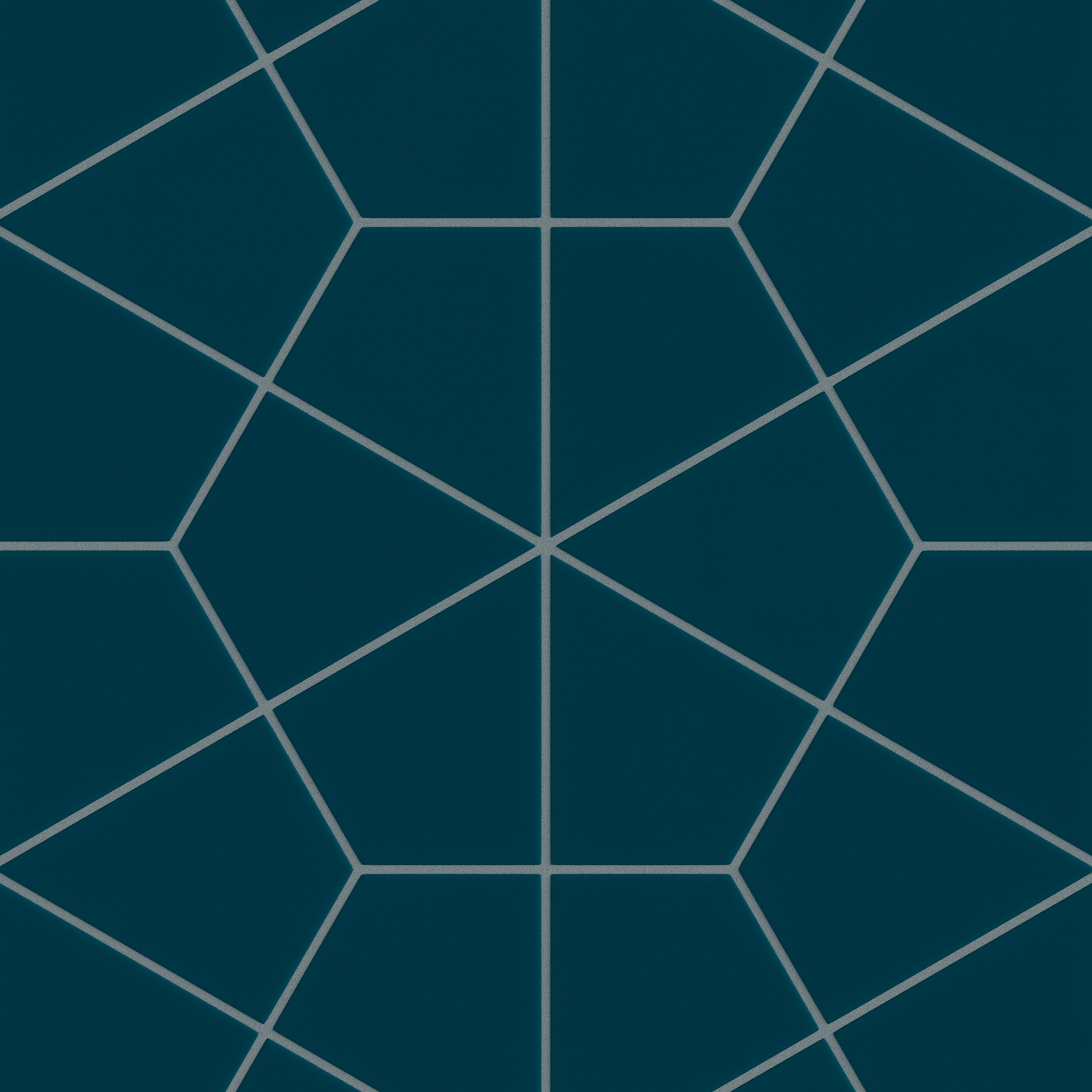 Hexite Original Ceramic Tile in Caspian Sea Matte