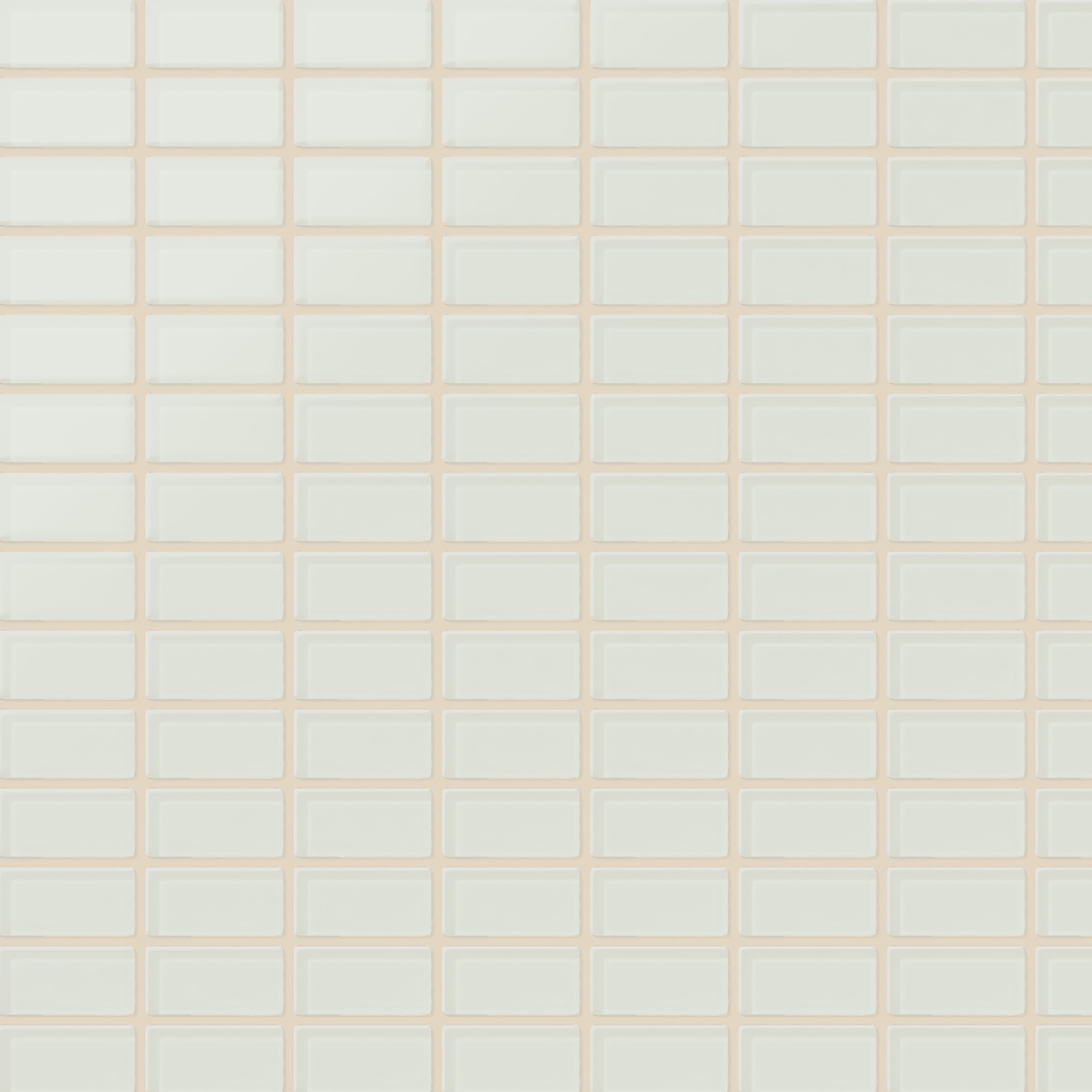 1x2 Straight Set Sheeted Glass Mosaic Tile in Flycatcher Matte